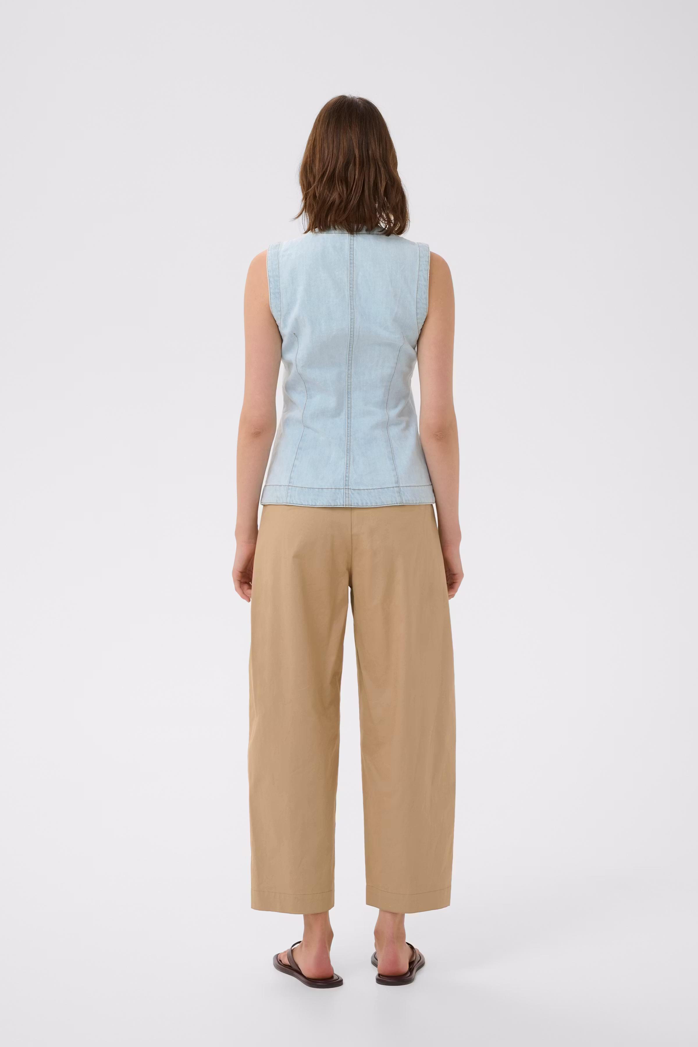 ELLYIW Denim Waistcoat Blouse LOOKBOOK BACK 30112549-900006621