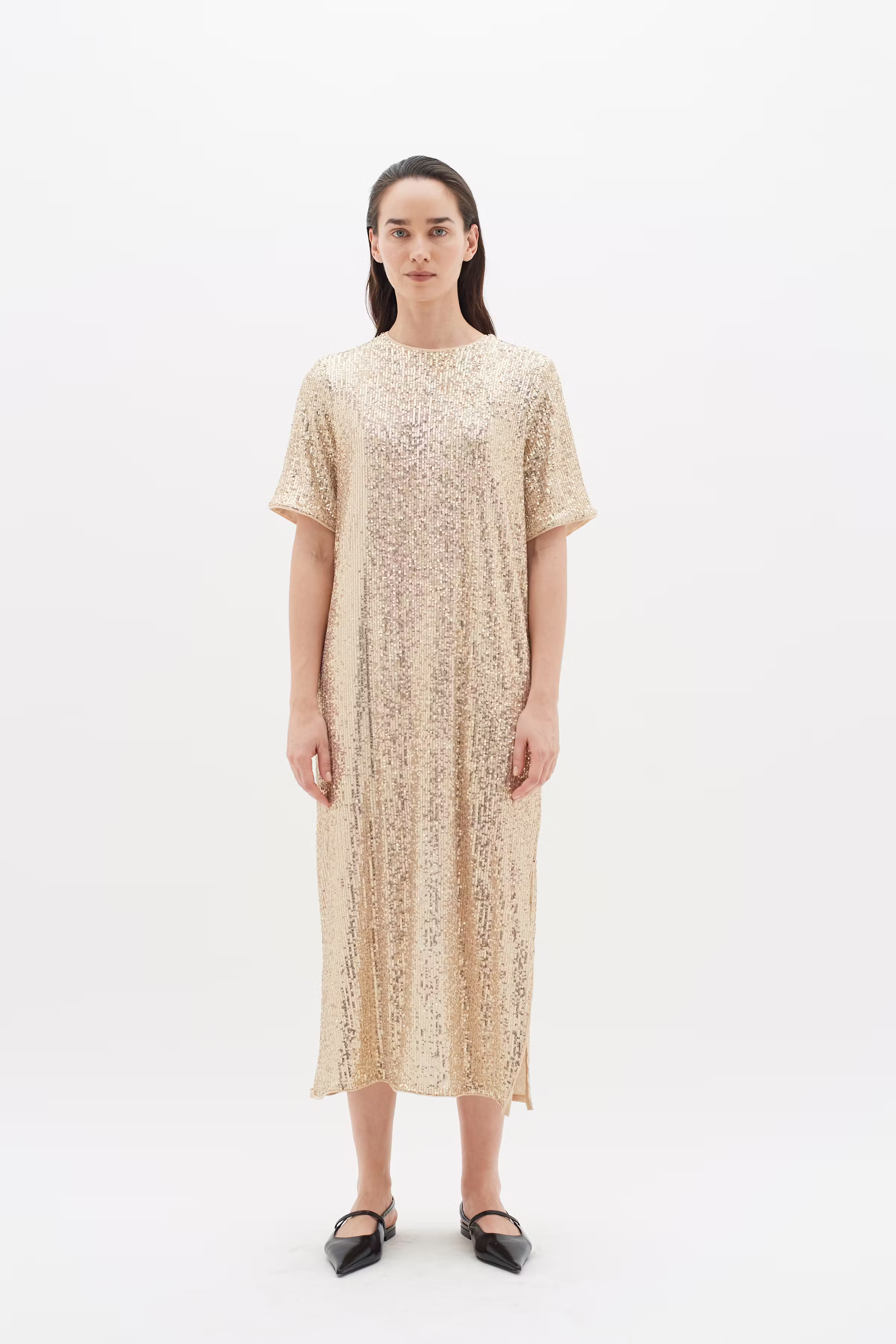 BarbaraIW Sequin Dress LOOKBOOK FRONT 30109898-300031