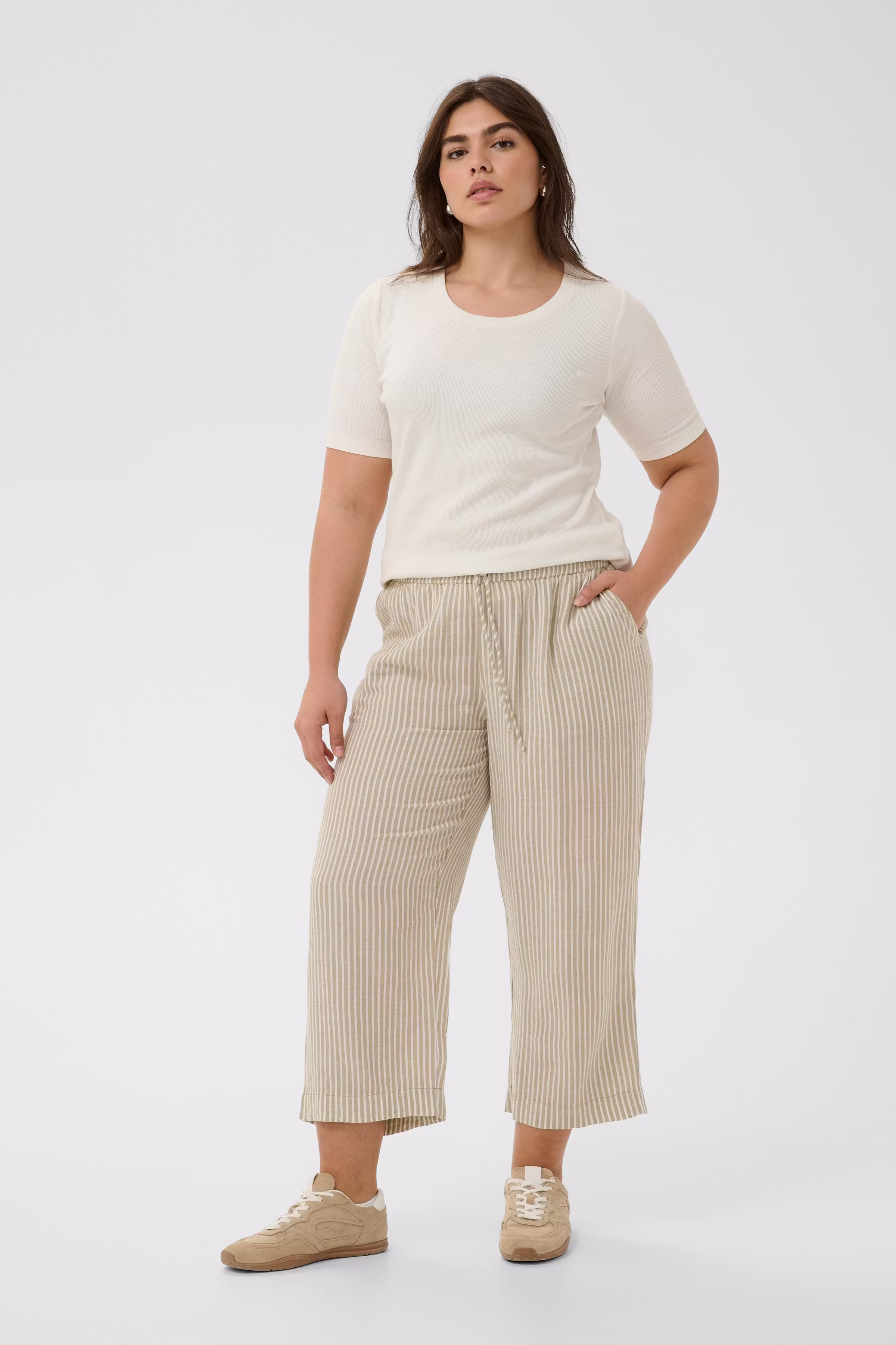 KCmille Linnen Broek LOOKBOOK FRONT 10583098-105466