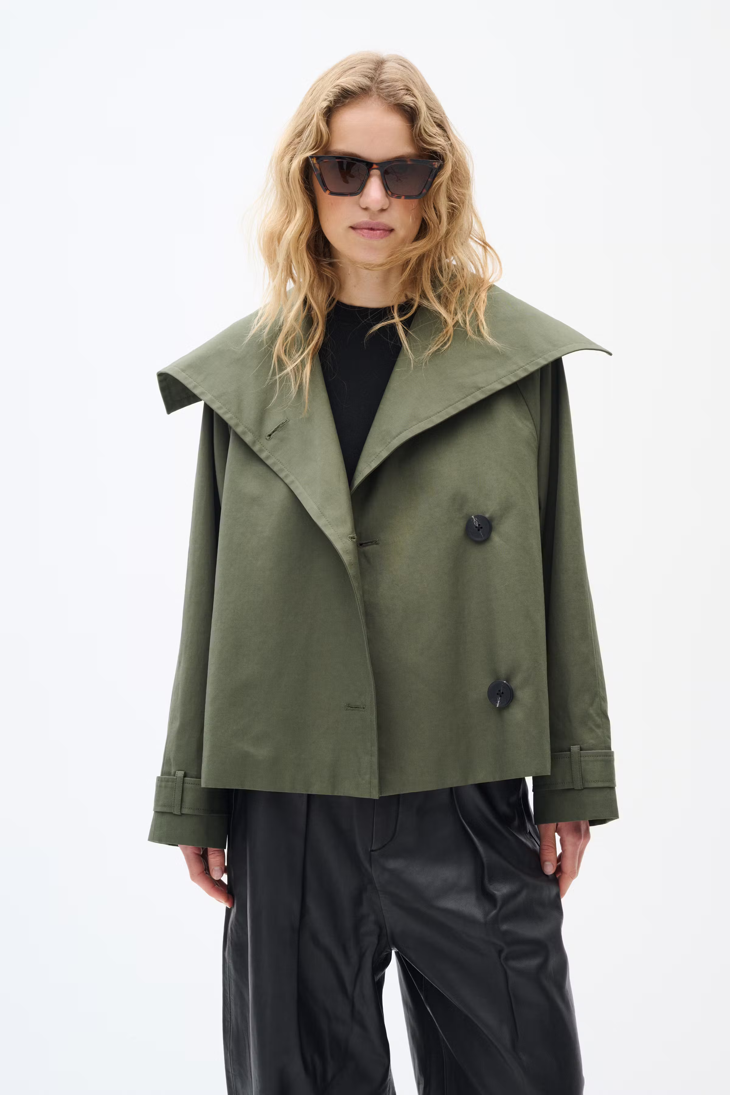 MazieIW Perry kurze Mantel LOOKBOOK FRONT 30109945-190312