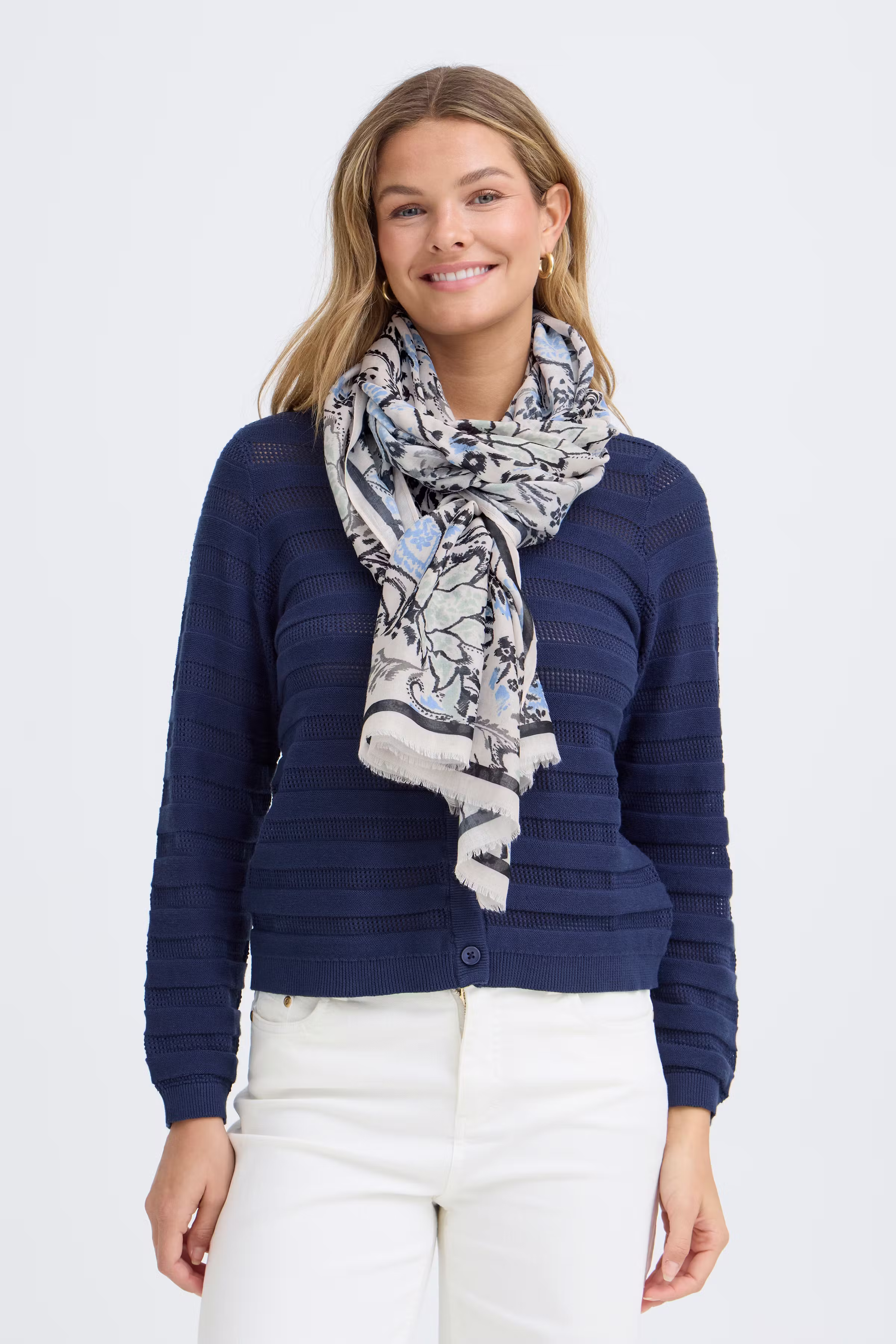 FRSANNI Tørklæde LOOKBOOK FRONT 20617647-900006113