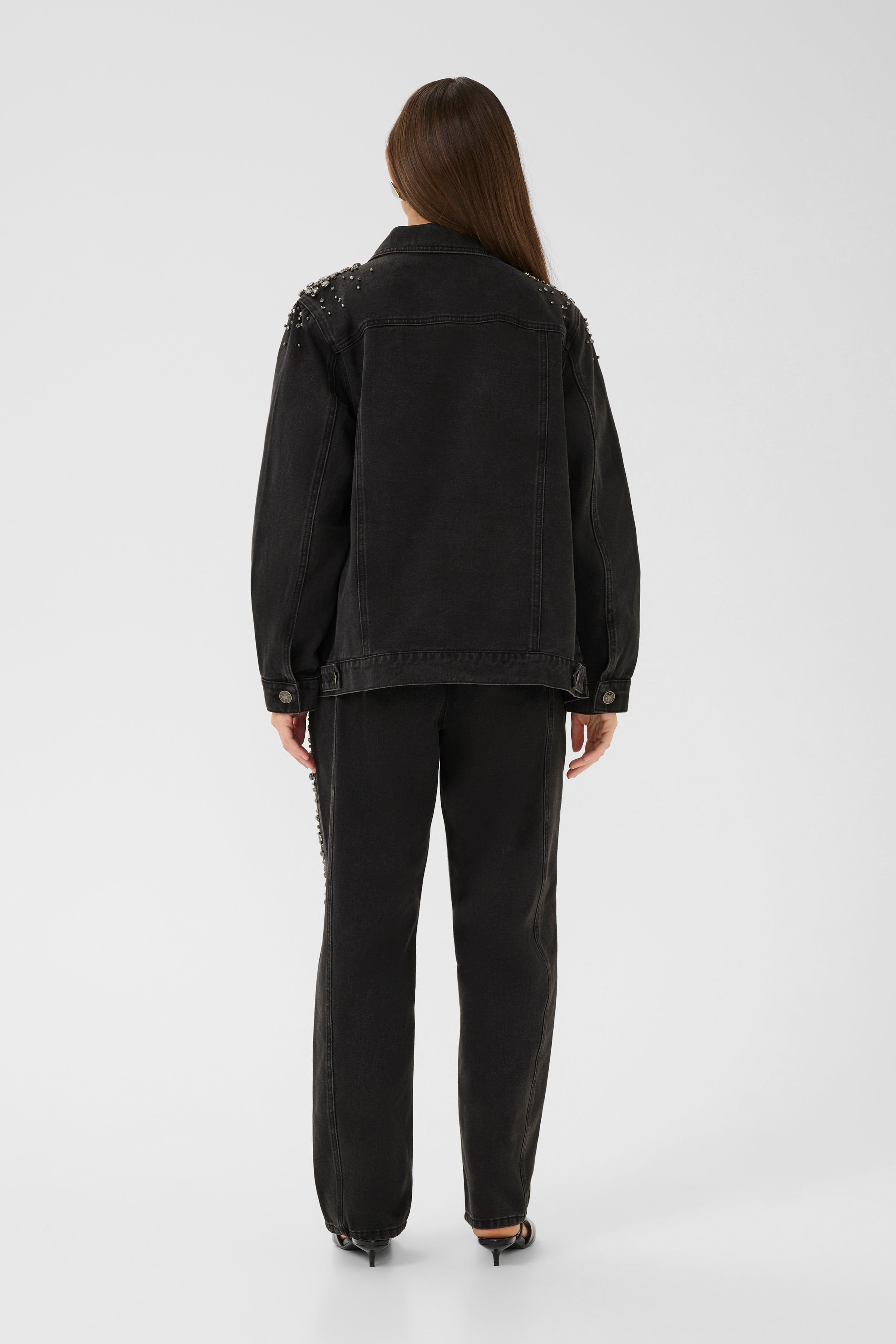 CUcally Denimjacka med strass LOOKBOOK BACK 50112362-500064