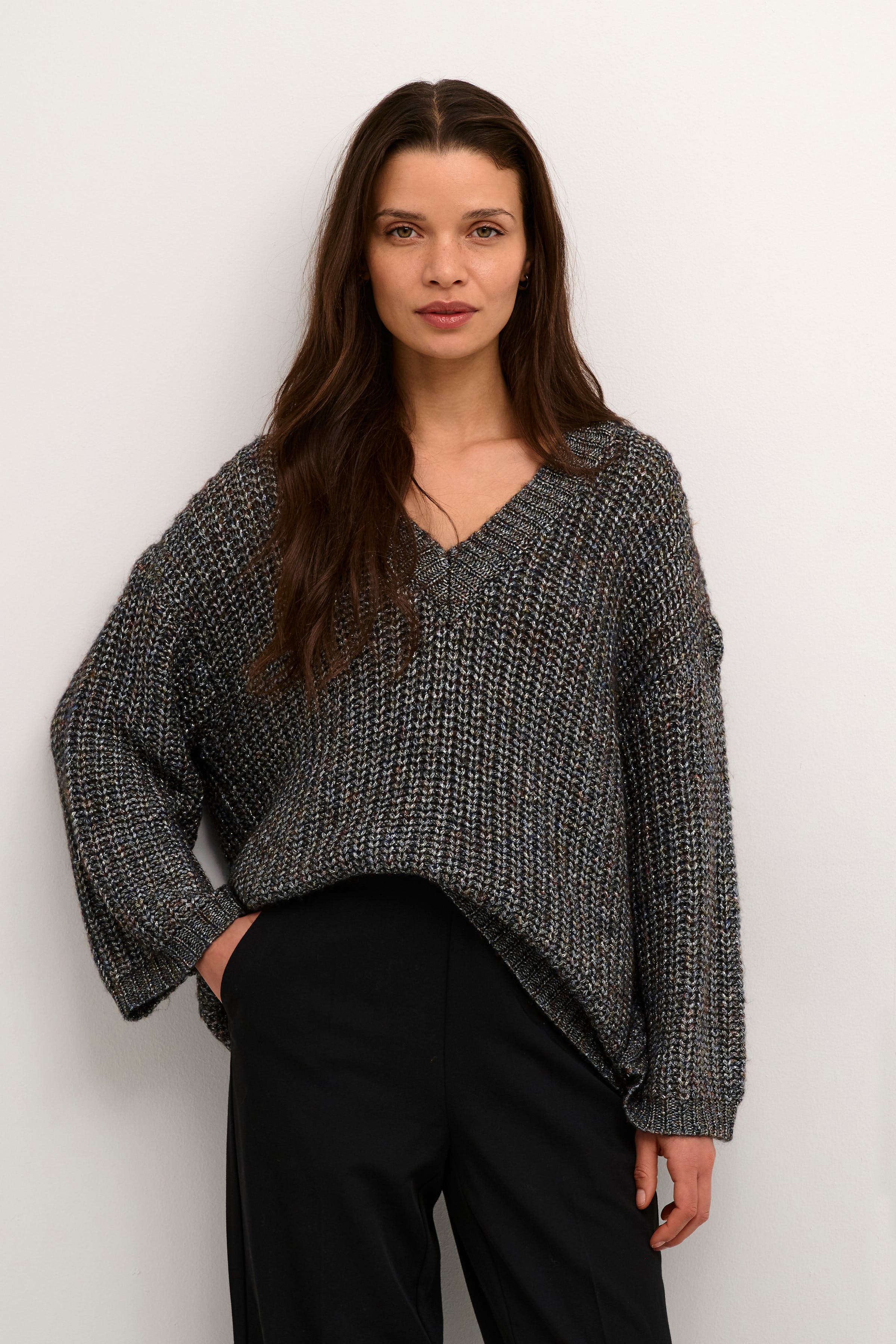 KAhenriette Striktrøje LOOKBOOK FRONT 10507996-105005