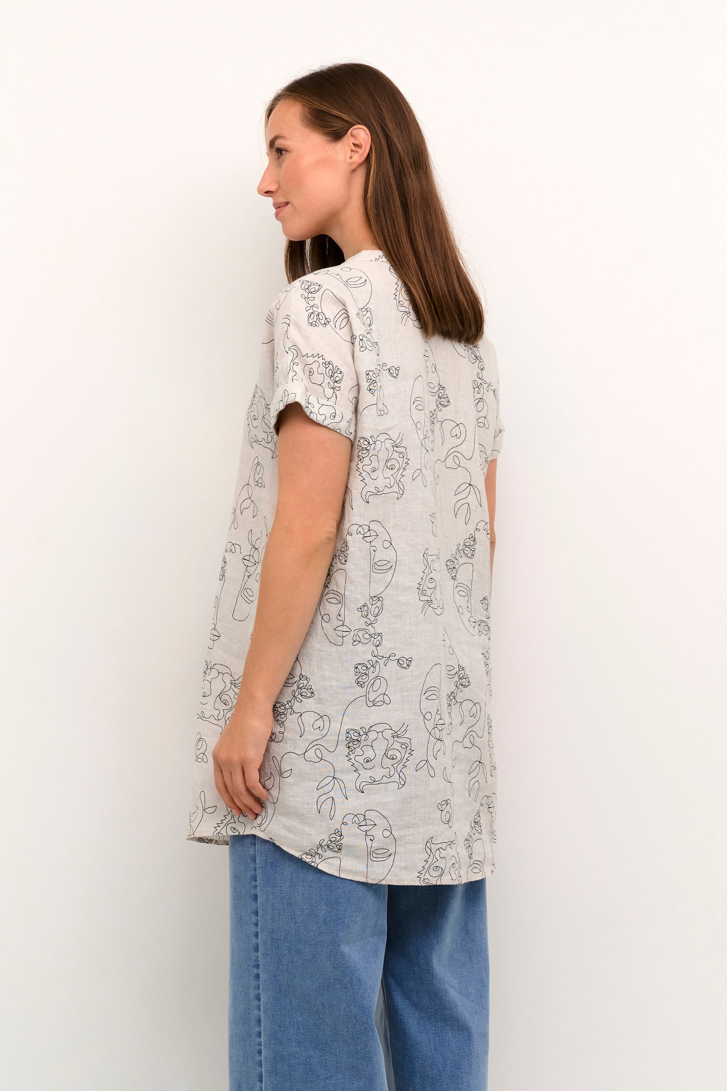 CRBellis Leinen Tunika LOOKBOOK BACK 10612266-105559