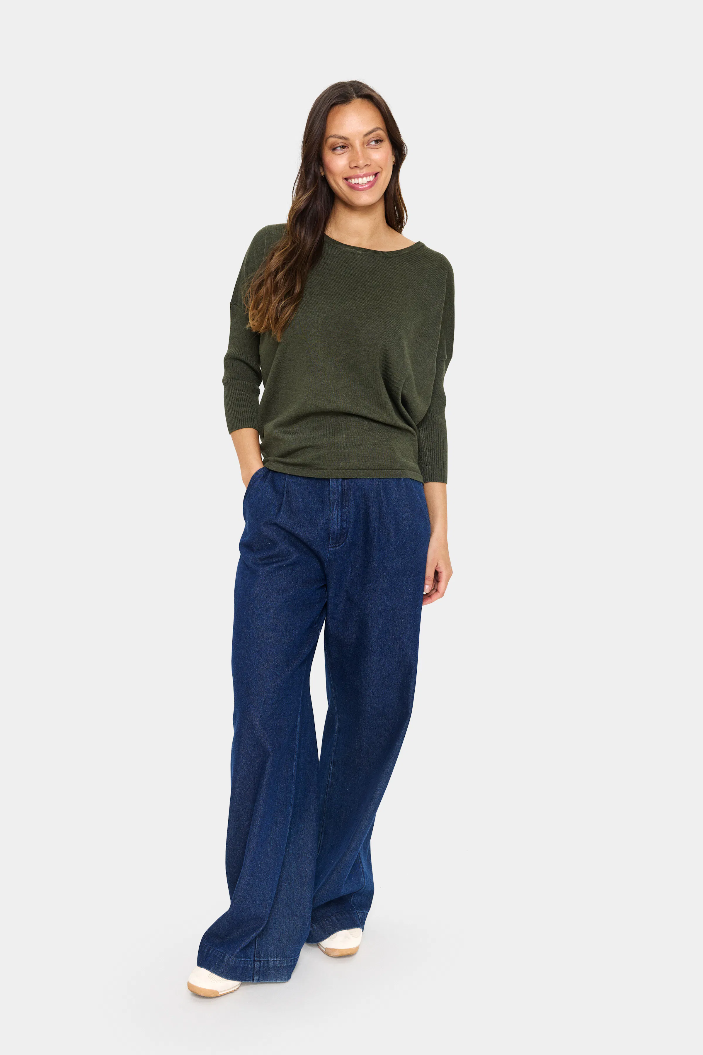 MilaSZ R-Neck Pullover LOOKBOOK FRONT 30500003-1905151