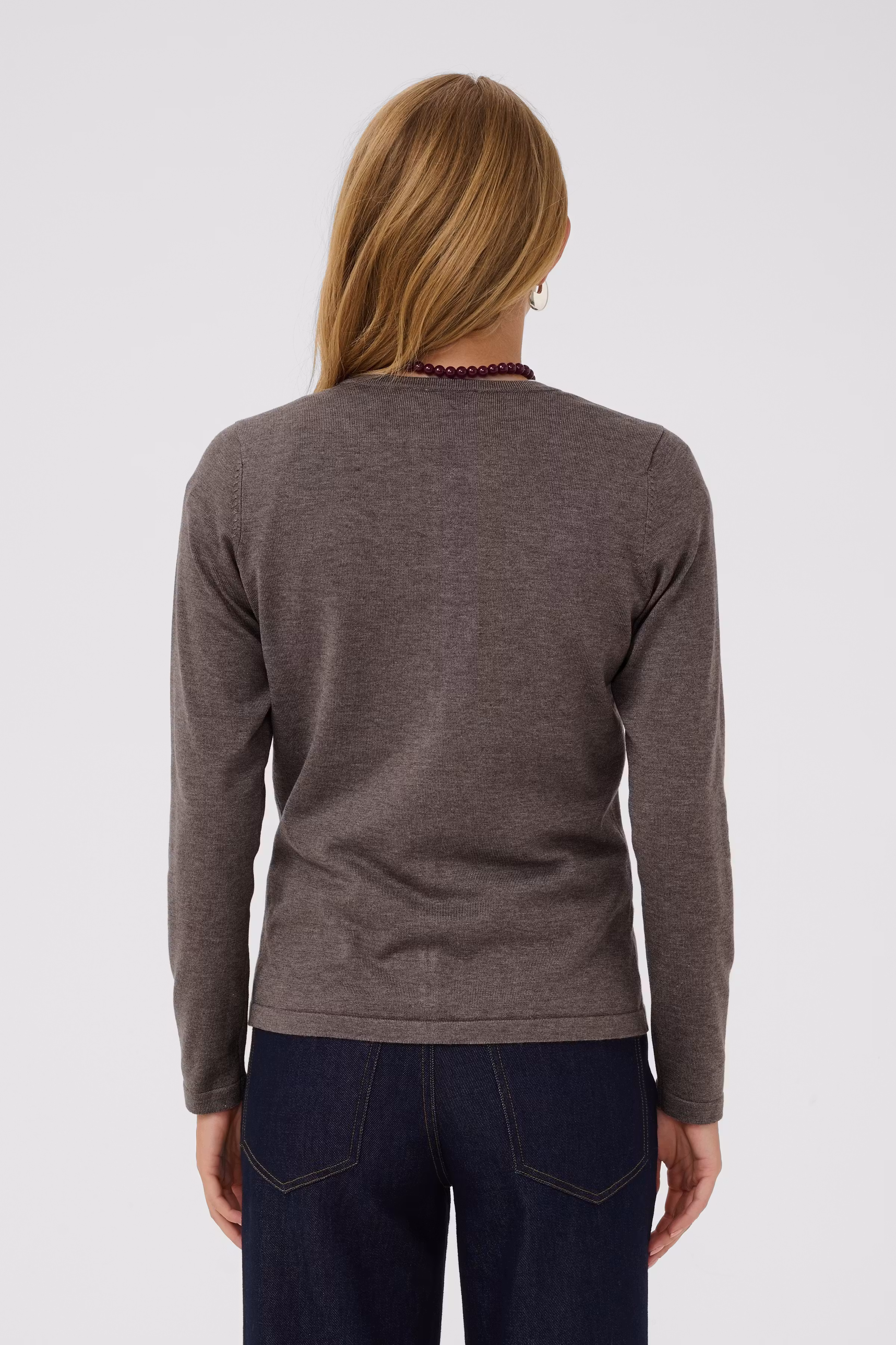 MilaSZ R-Neck Cardigan LOOKBOOK BACK 30500005-1914301