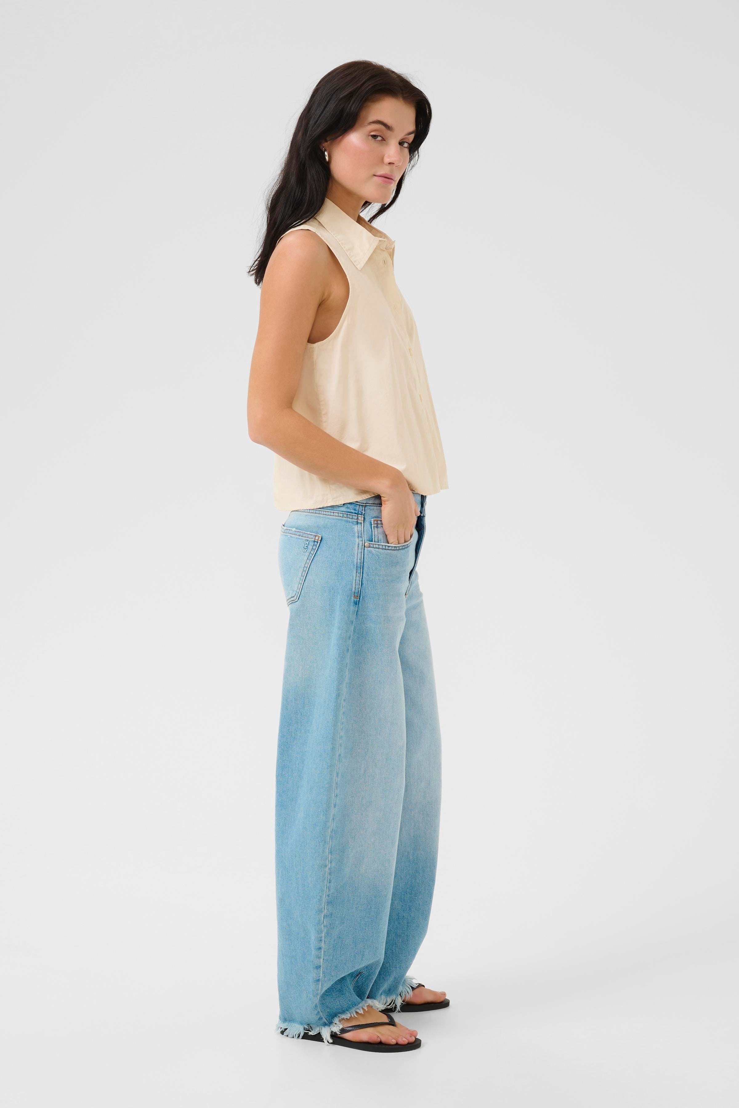 LucyMW Loose Barrel Jeans LOOKBOOK DETAIL 10705259-100045