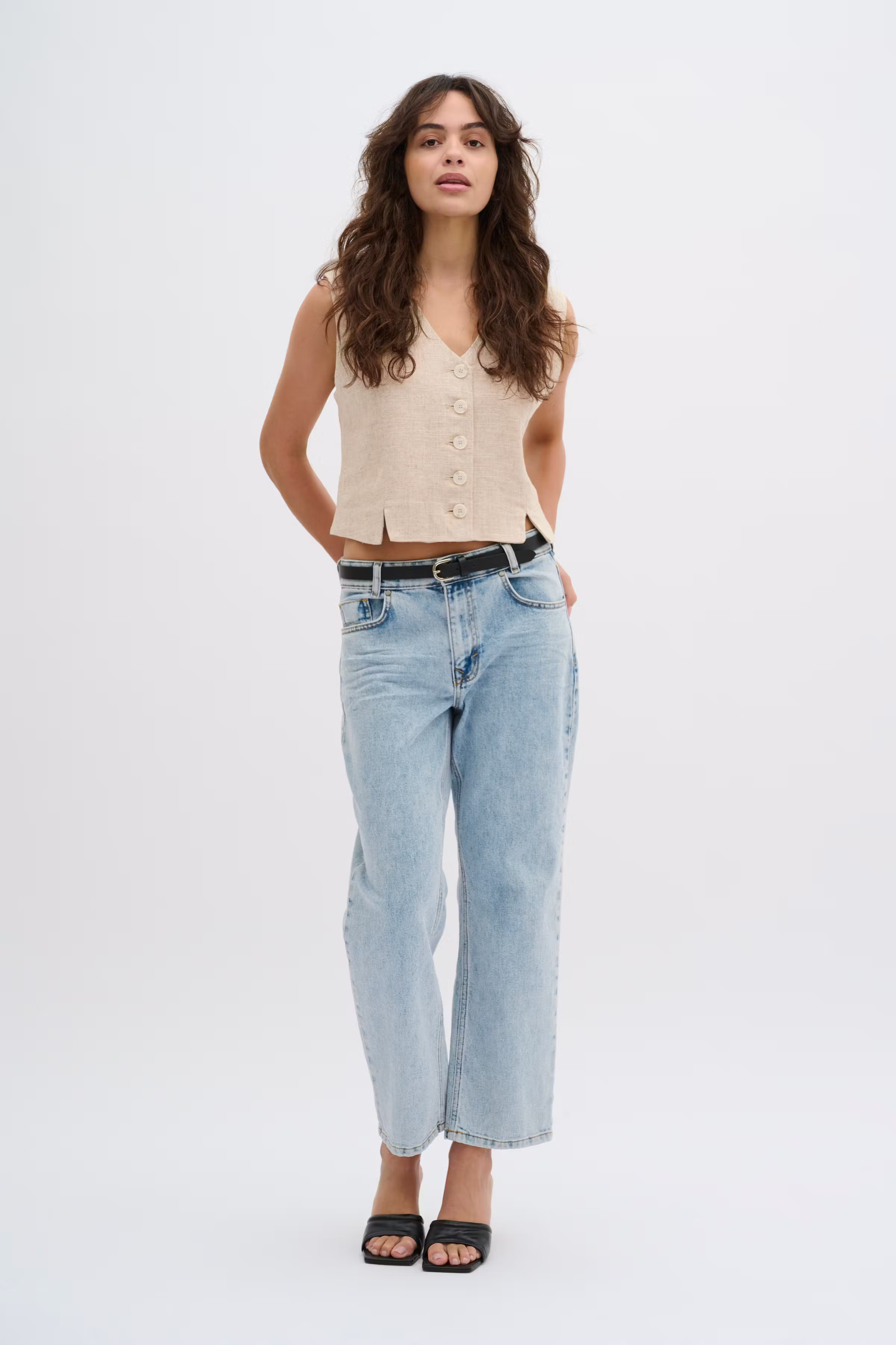 LavitaMW Leinenweste LOOKBOOK FRONT 10704734-1304011