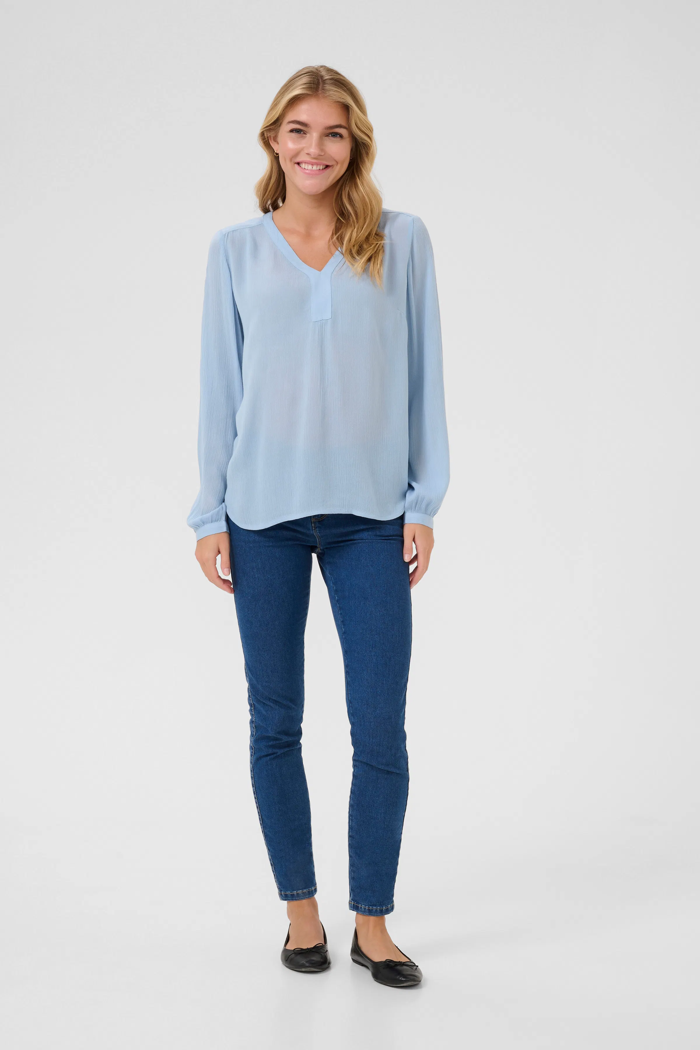 KAamber Bluse LOOKBOOK FRONT 501032-164016