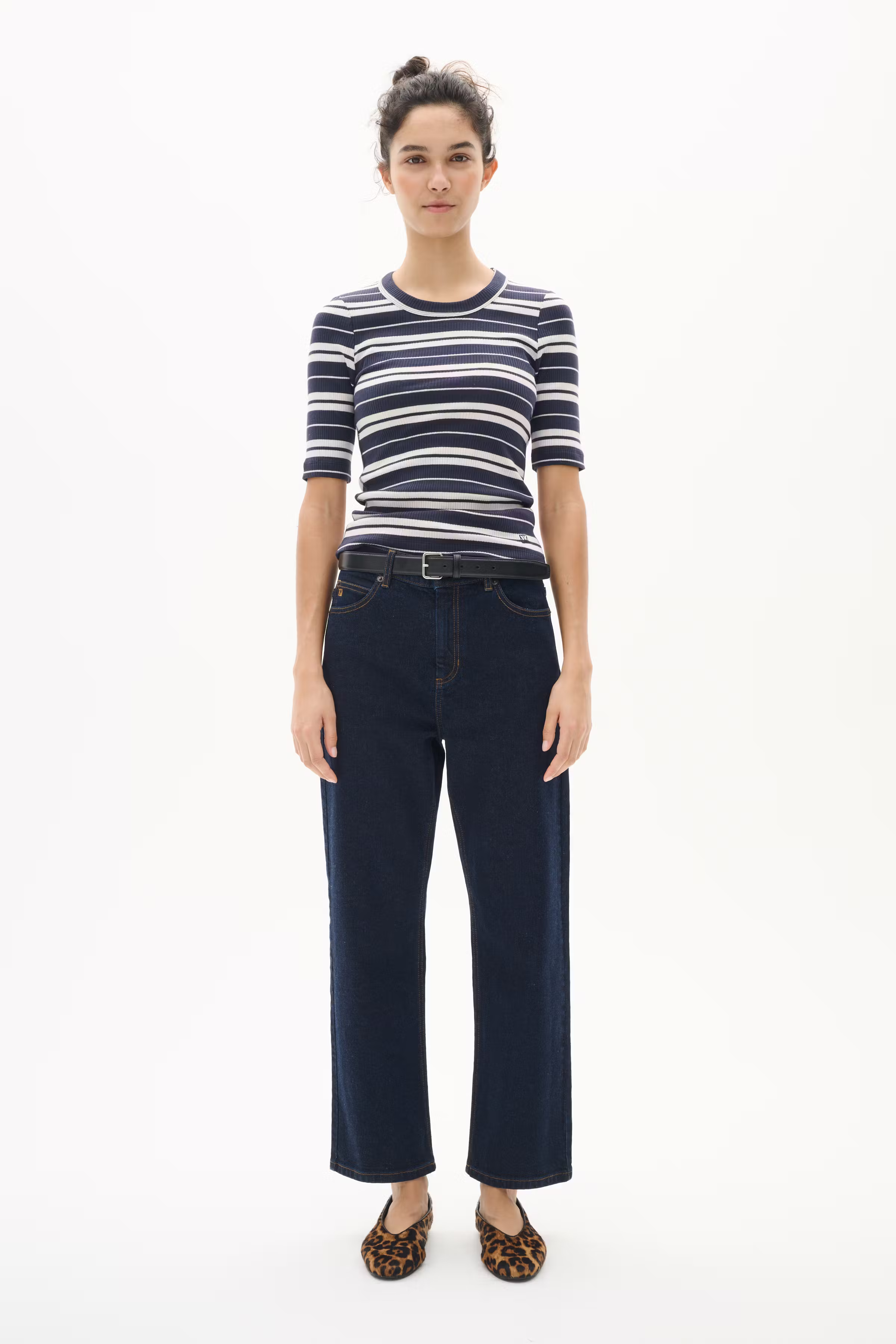 DagnaIW Striped T-shirt LOOKBOOK FRONT 30107269-303827