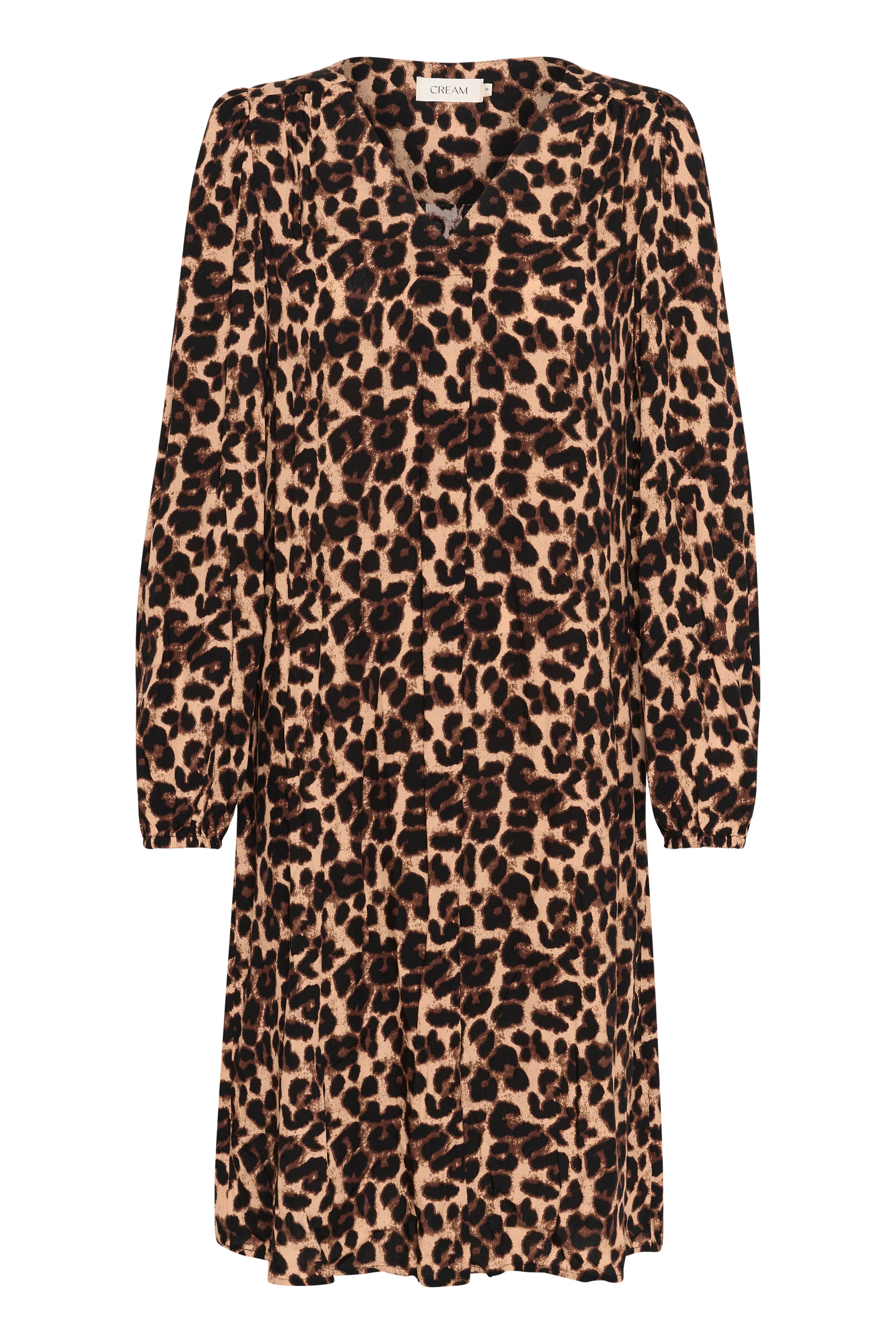 CRErin Leopard dress in leopard mix / multi color viscose