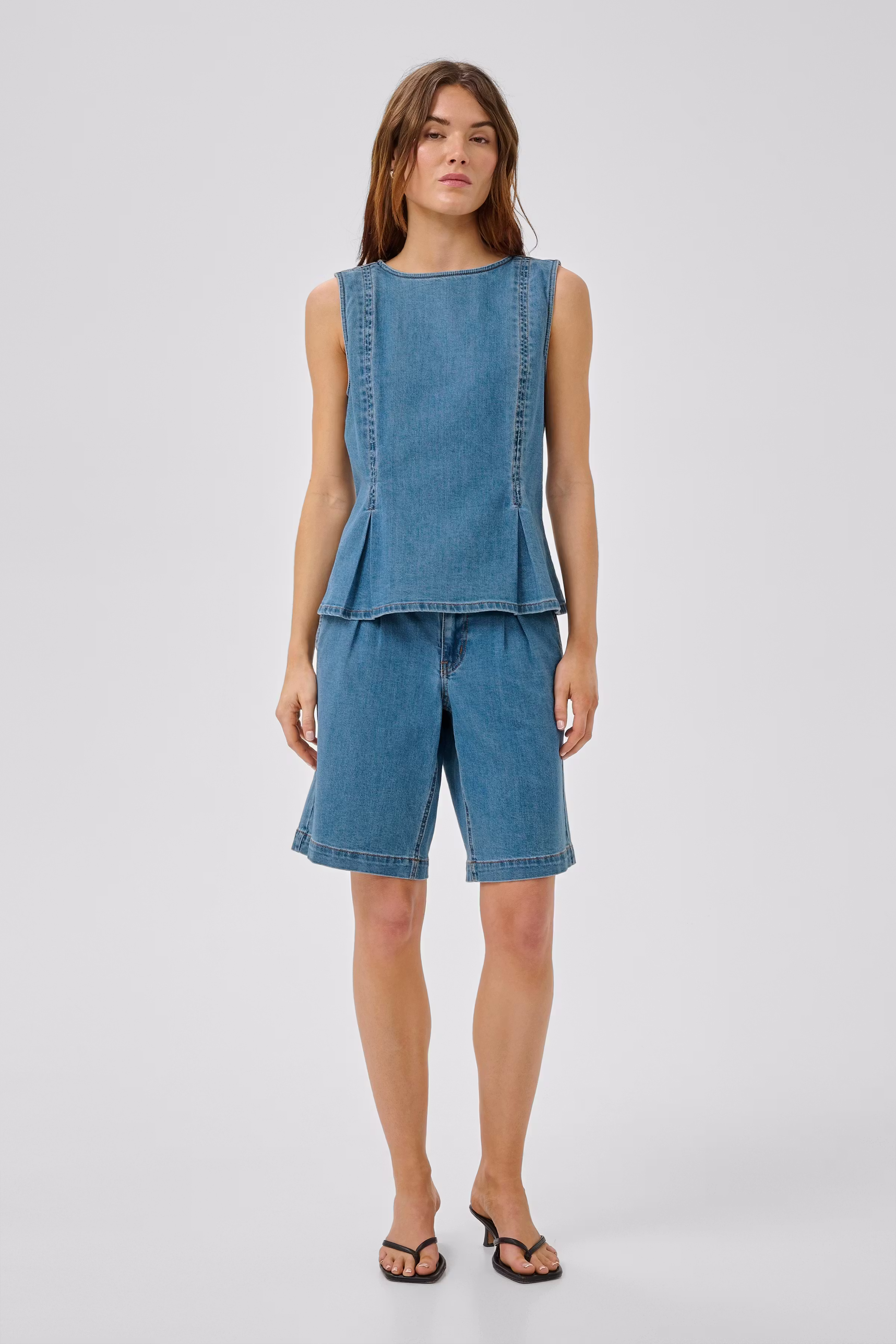 MWLara Denim top LOOKBOOK FRONT 10705596-100053