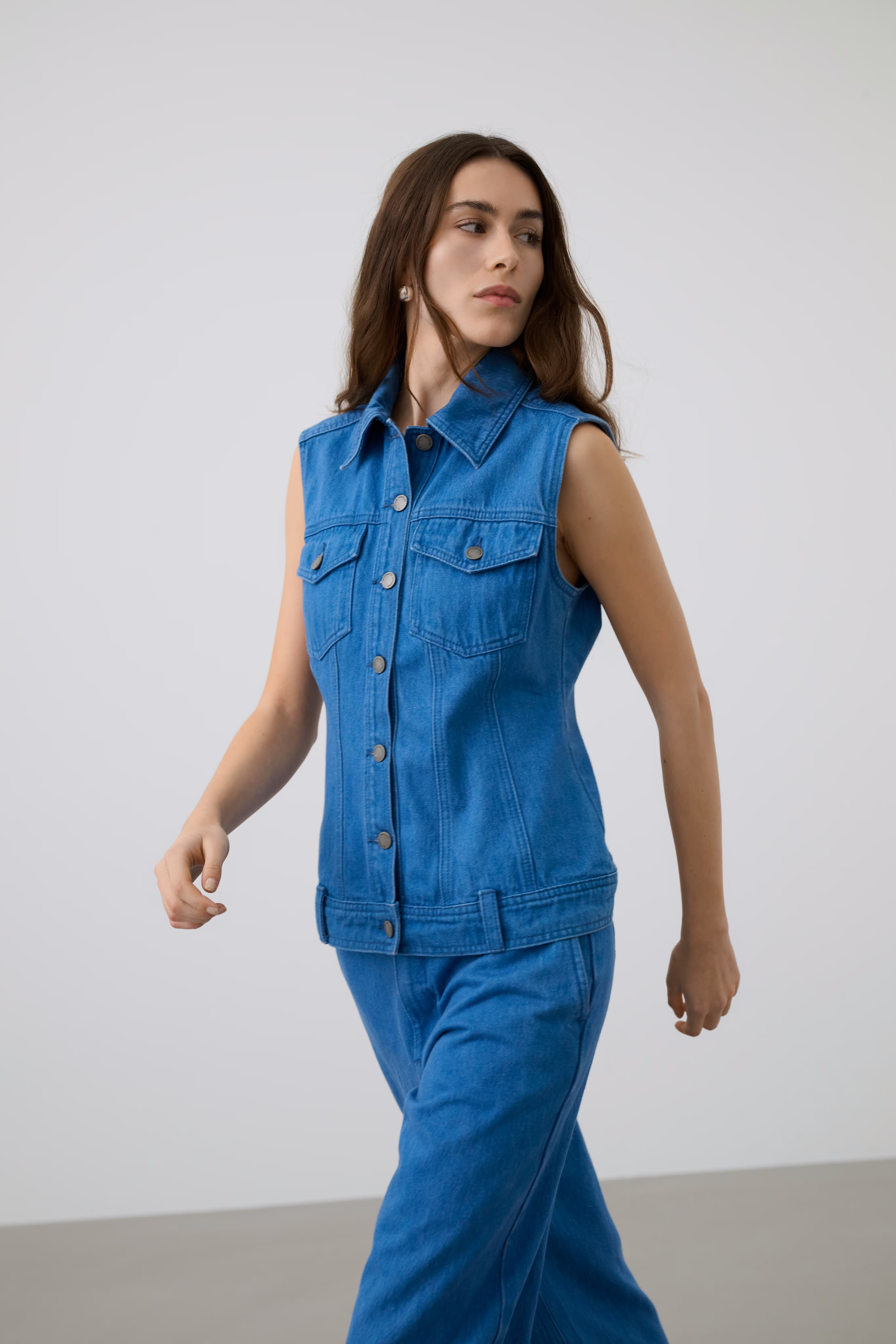 MWSaka Denim vest LOCATION NONE 10705442-109358