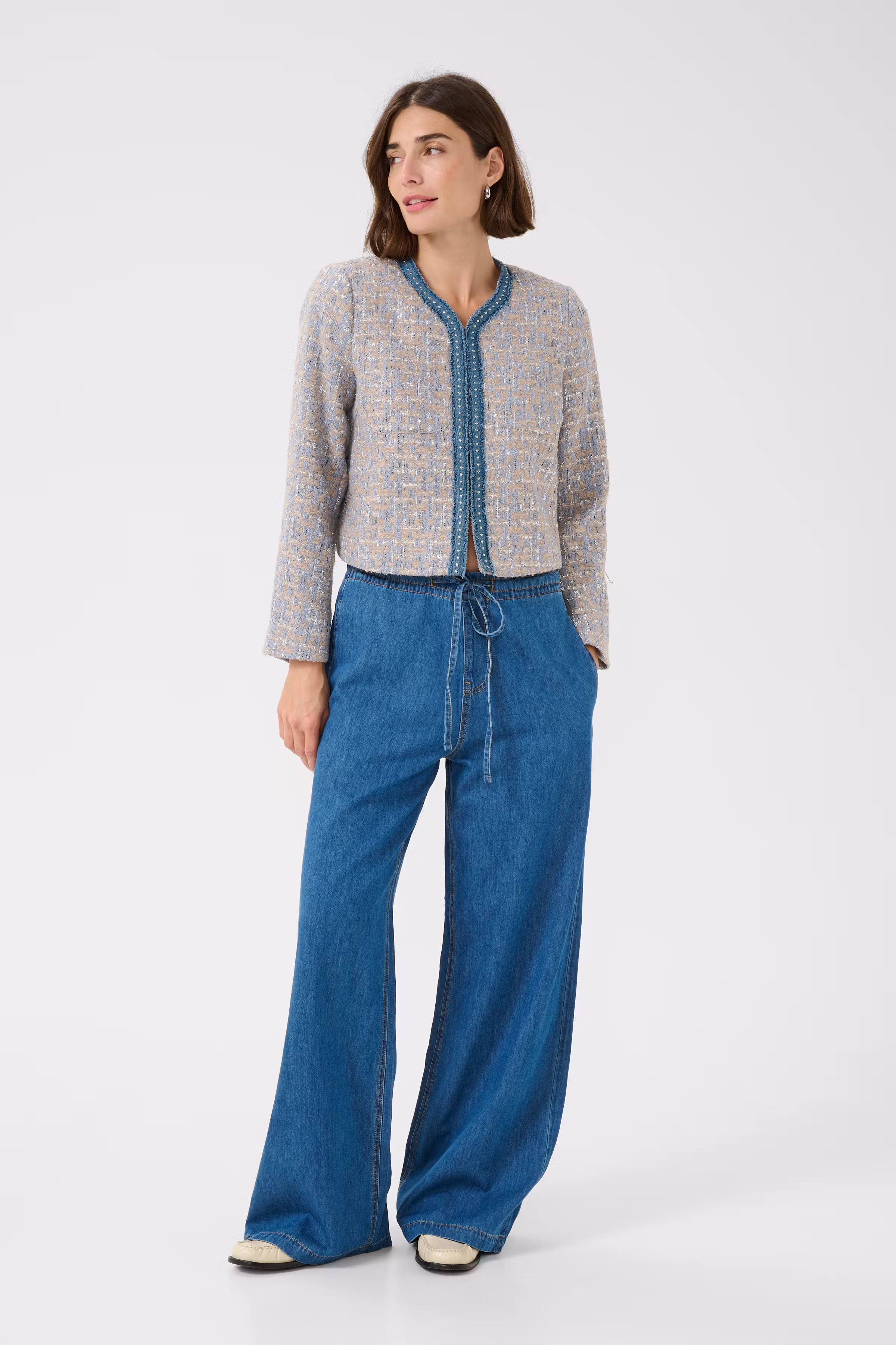 CUpana bouclé jakke LOOKBOOK FRONT 50112081-108000