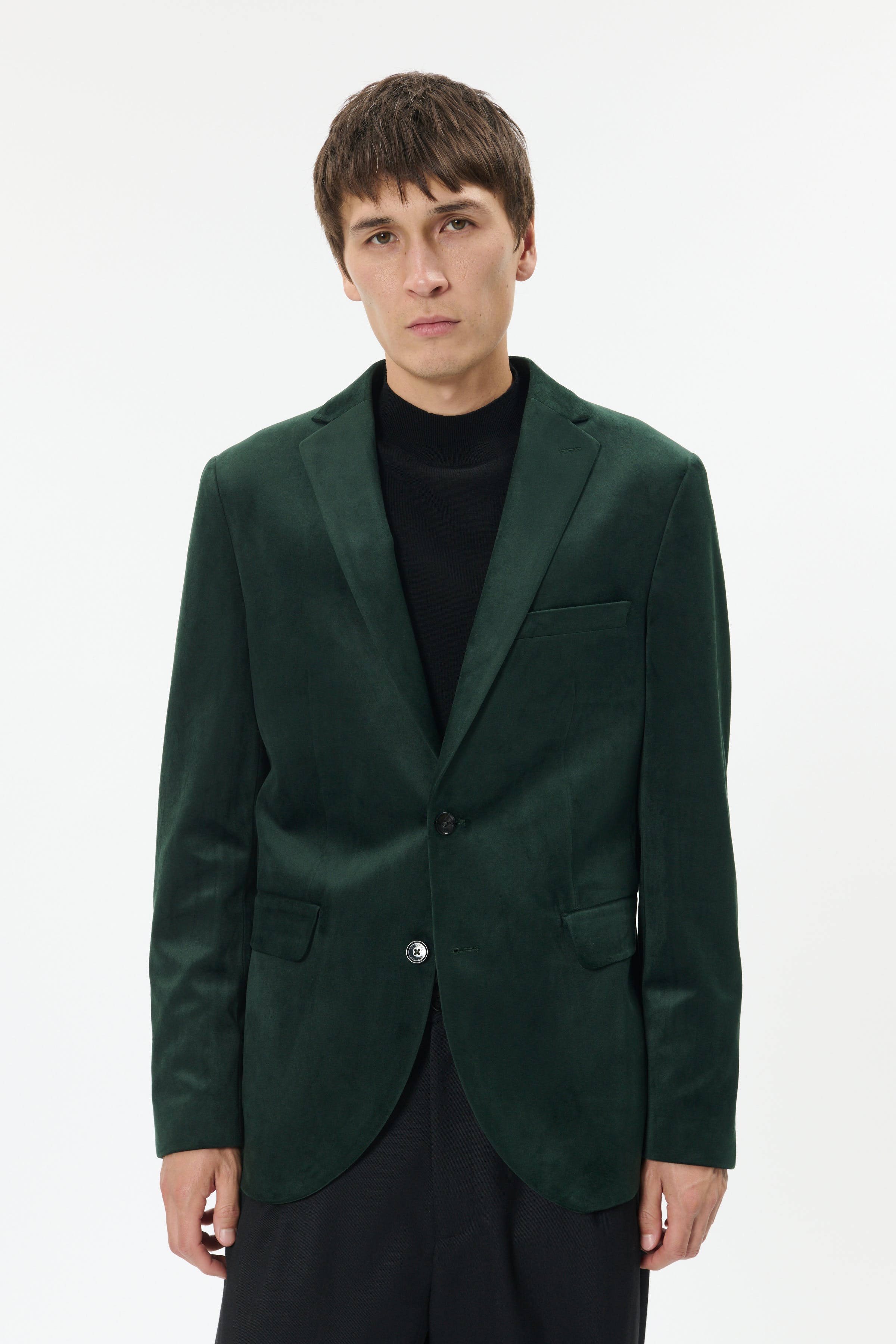 MAgeorge Velours Blazer LOOKBOOK FRONT 30205027-195350