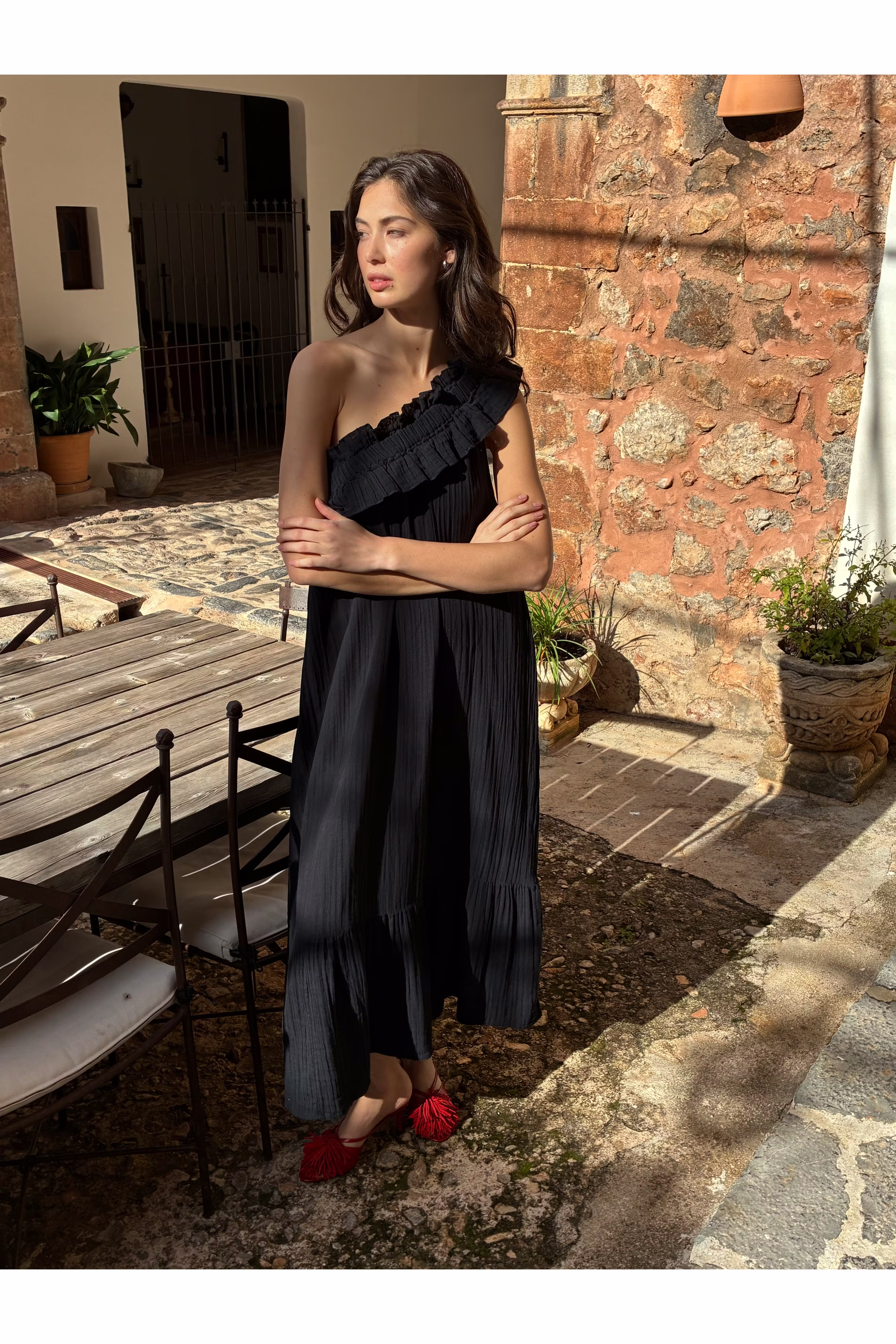 CUelina One-shoulder Jurk LOCATION NONE 50110614-500012