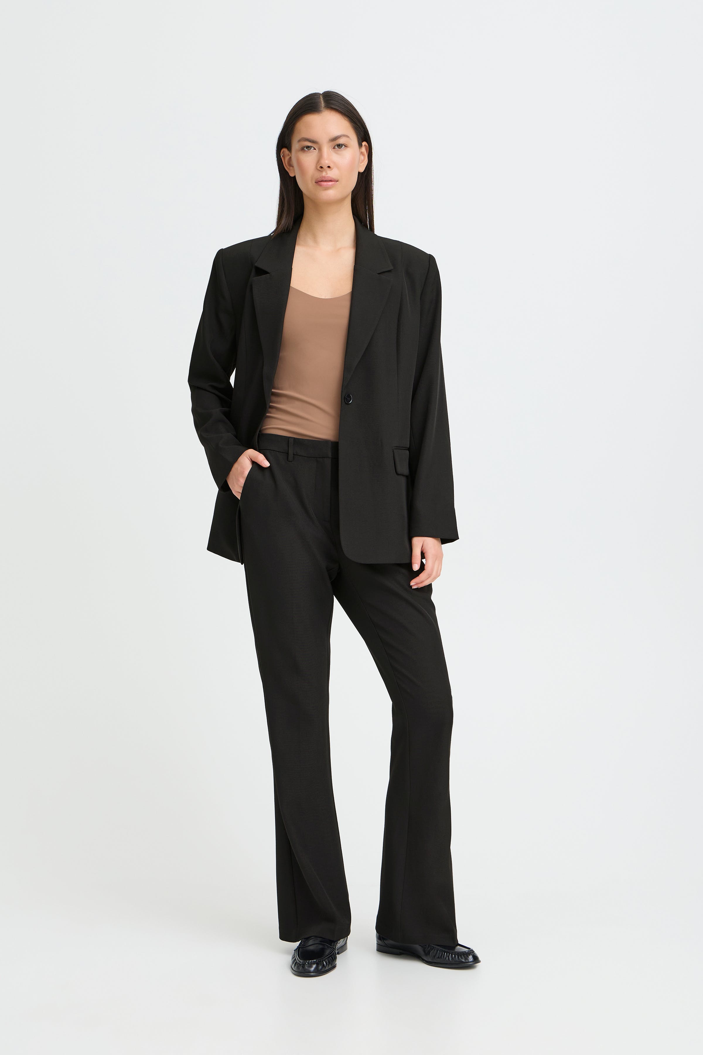 IHFAVA Flared Trousers LOOKBOOK FRONT 20125678-194008