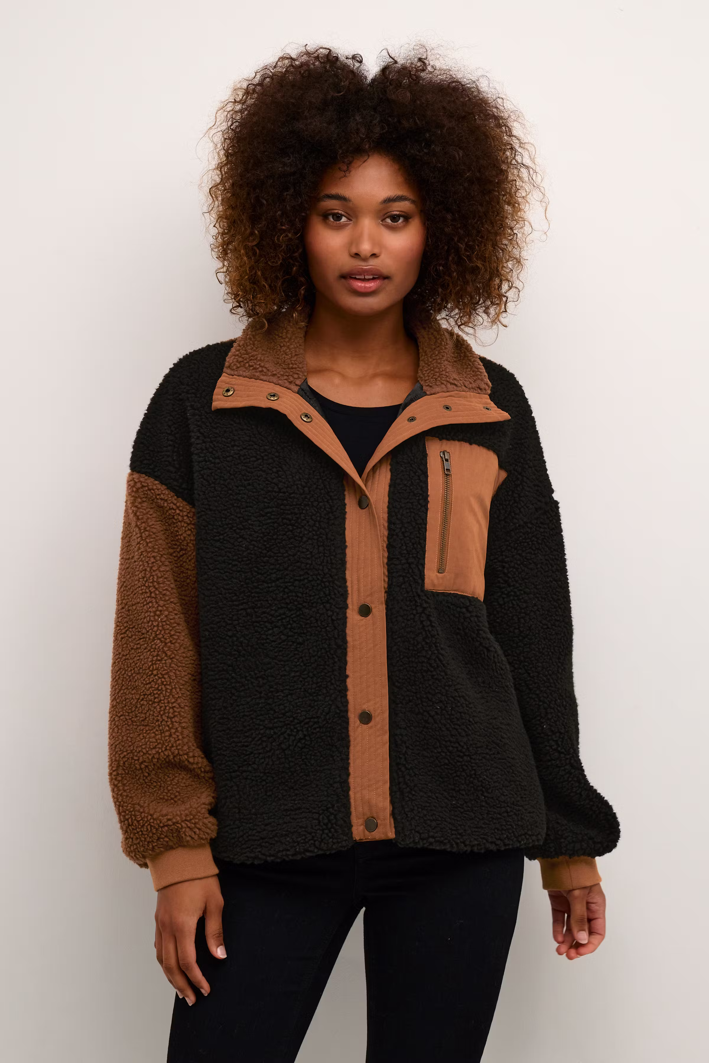 CUtally Teddy Fleecejacka LOOKBOOK FRONT 50109006-500012