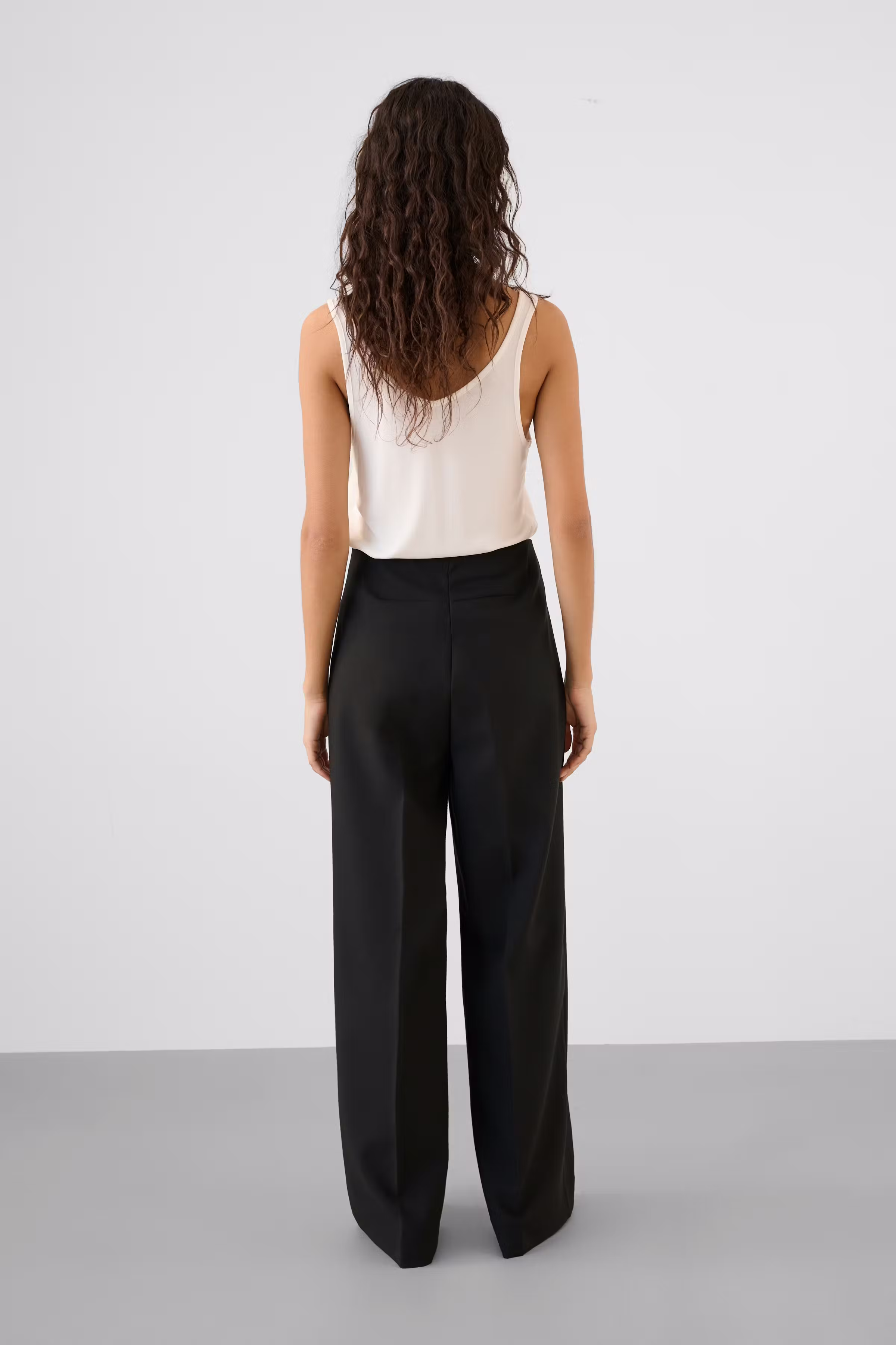 SLCorinne Wide Trousers LOOKBOOK BACK 30407228-40050