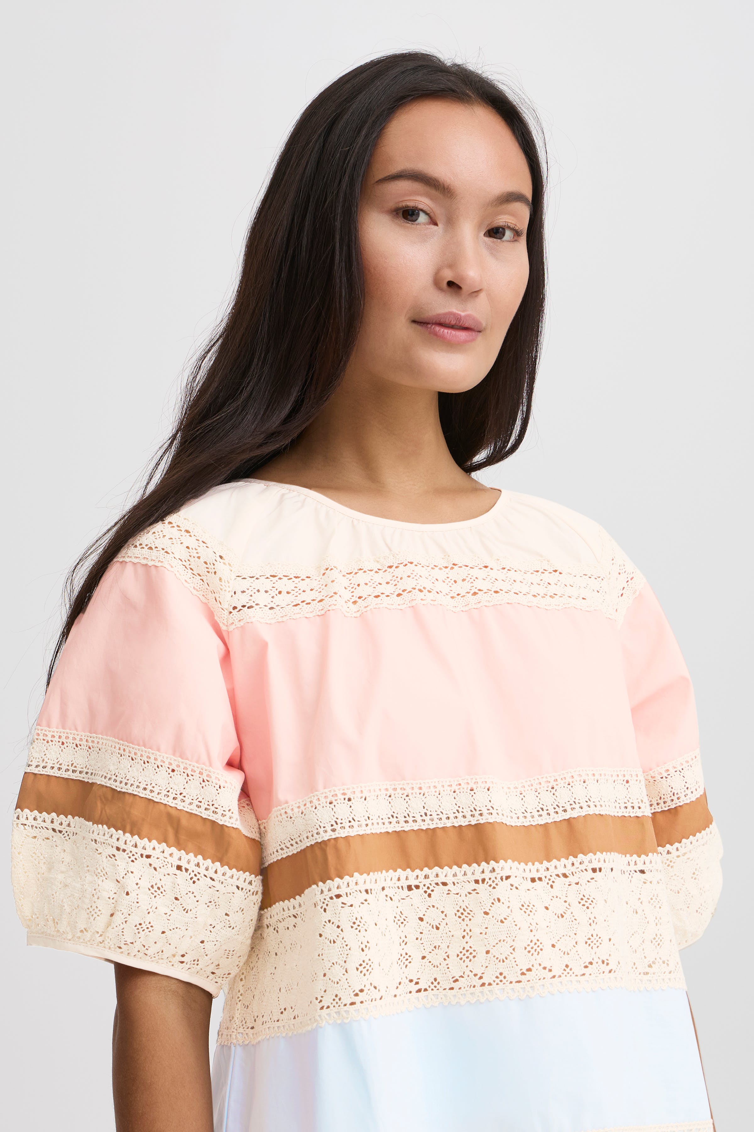 IRALICE Kurzarm-Bluse LOOKBOOK DETAIL 20122848-130905