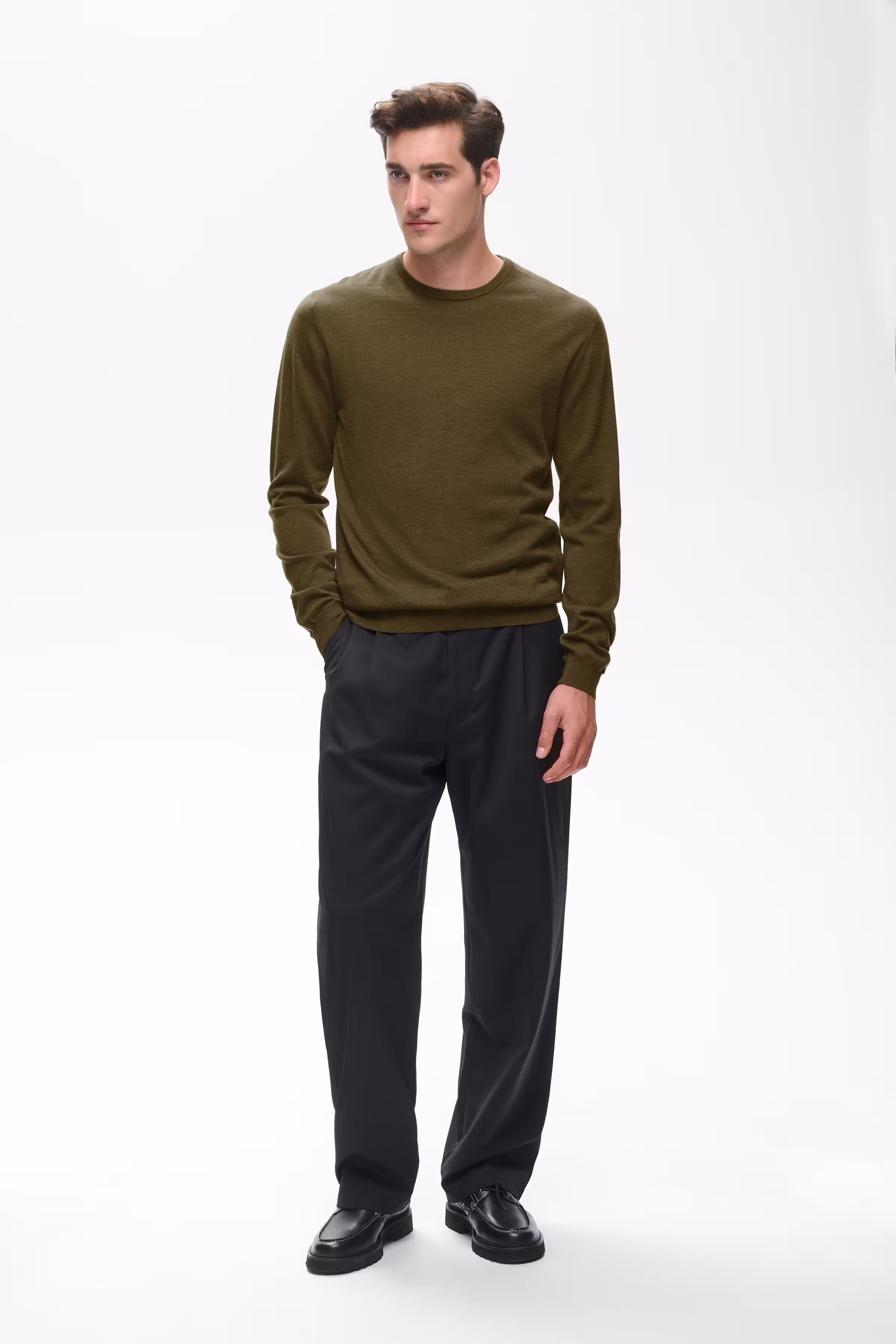 Margrate Merino Pullover LOOKBOOK FRONT 30200611-1809281