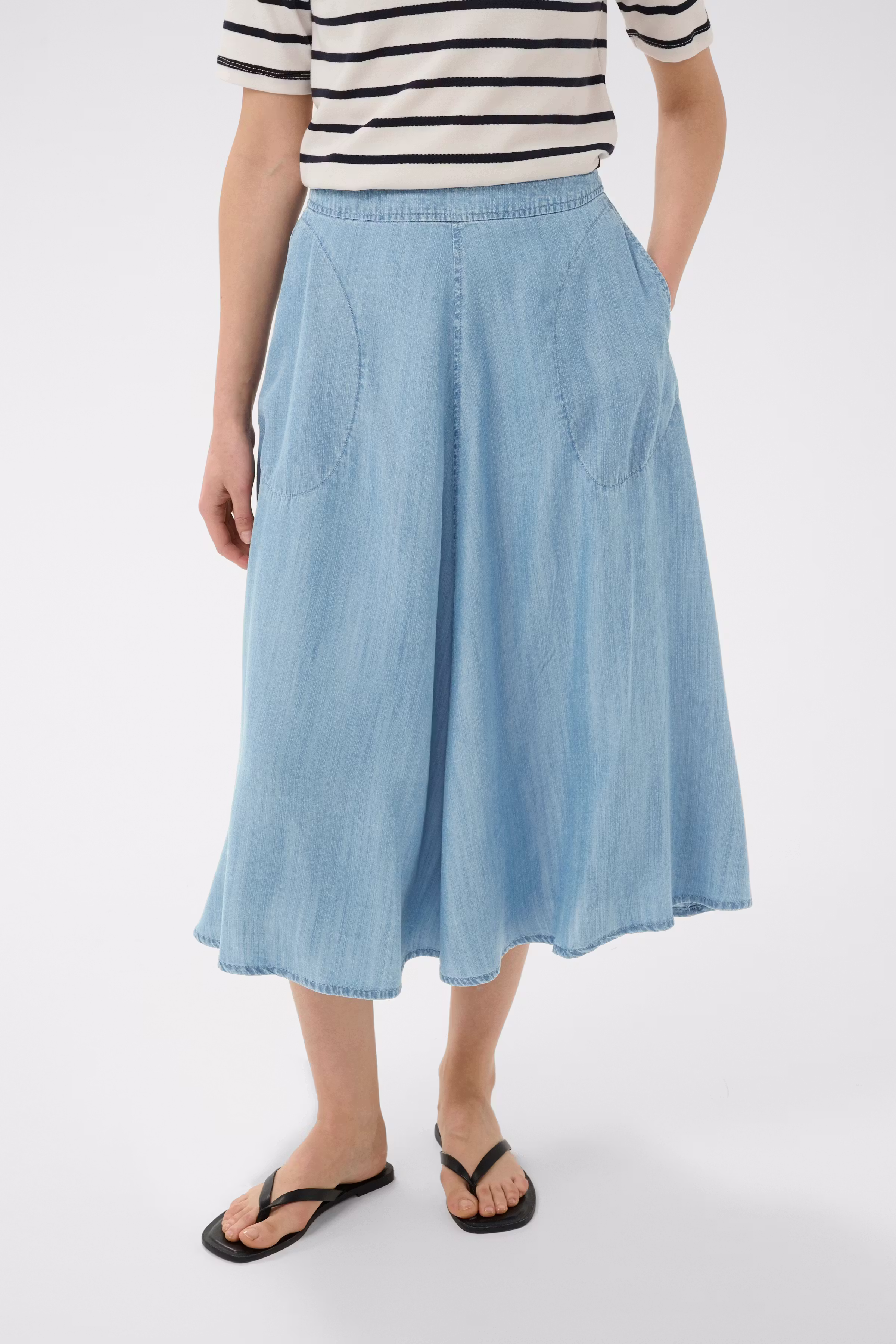 PernillePW Denim skirt LOOKBOOK FRONT 30306819-300155