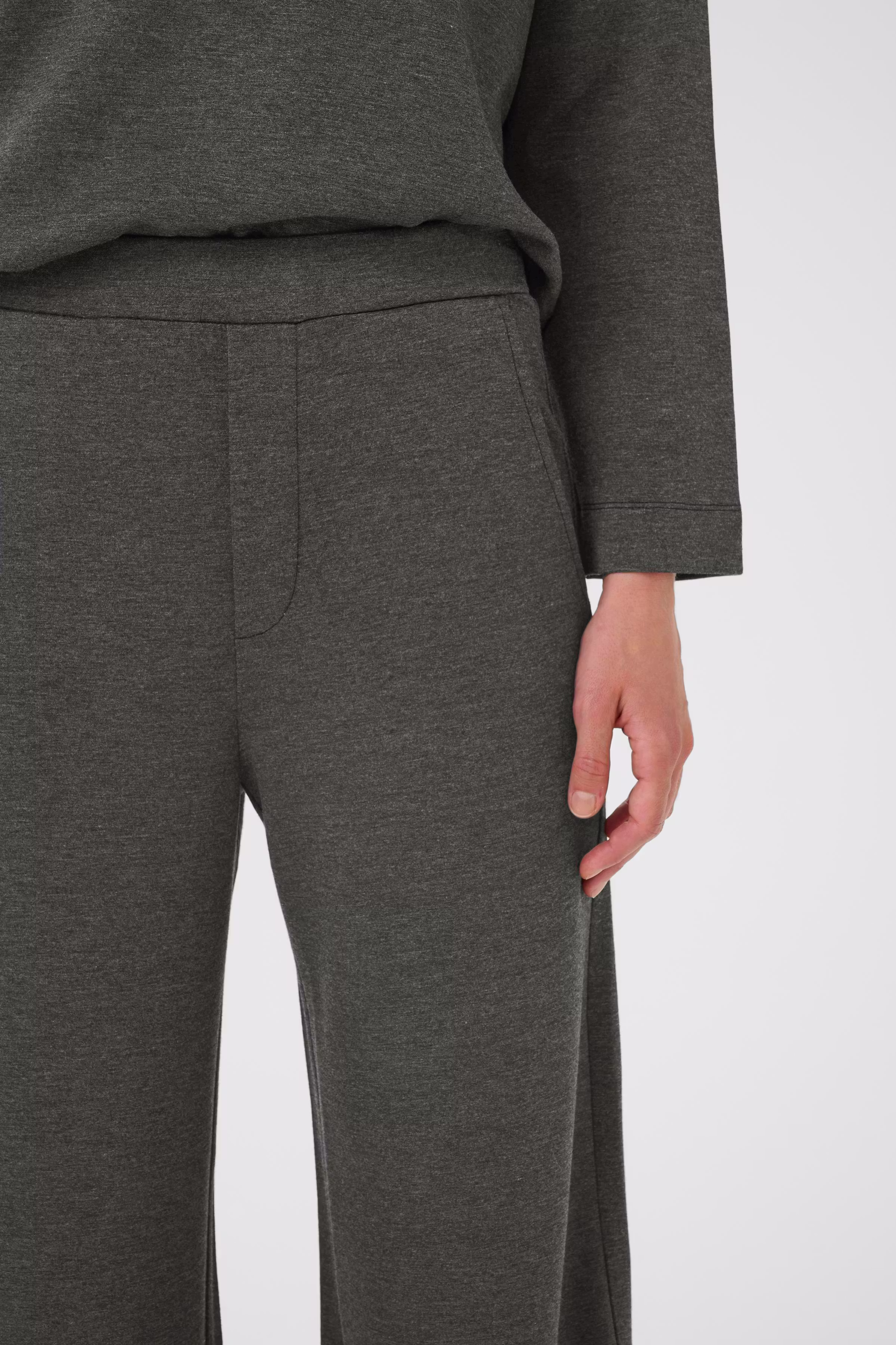 GincetteIW Melange Trousers LOOKBOOK DETAIL 30110741-300596