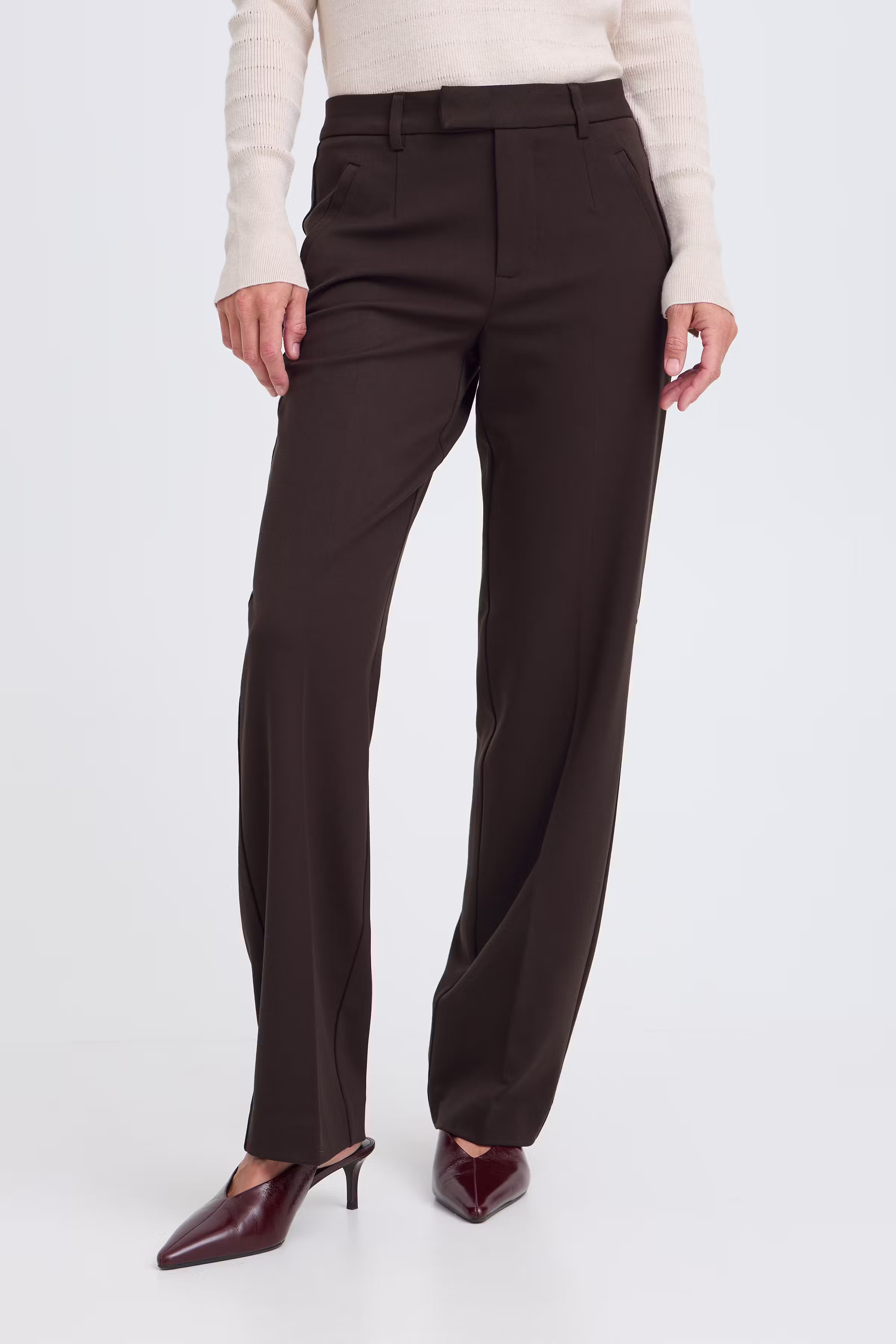 PZLEONORA Bukser LOOKBOOK FRONT 50206251-191103