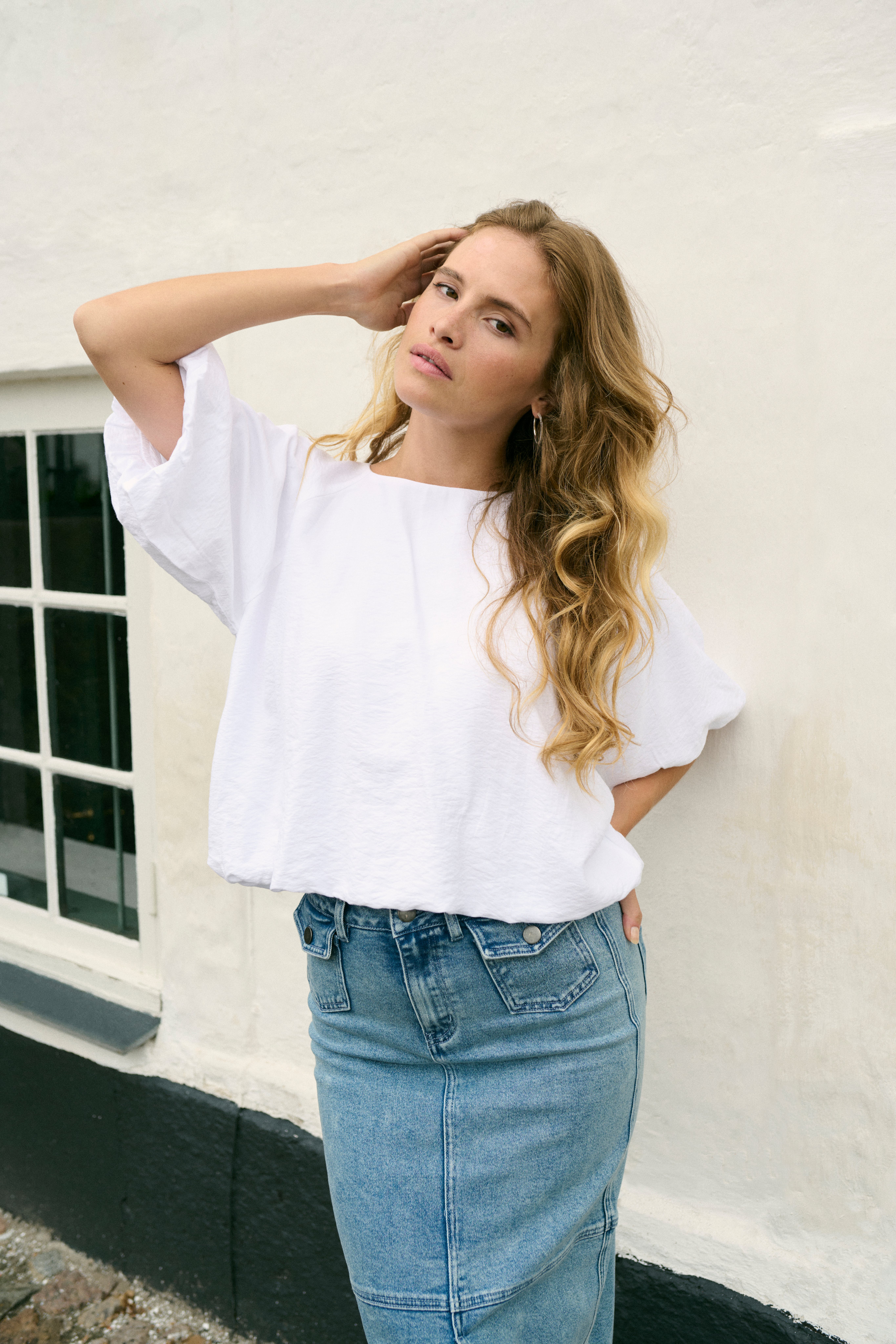 KAdoriana Denimnederdel LOCATION NONE 10509582-107702