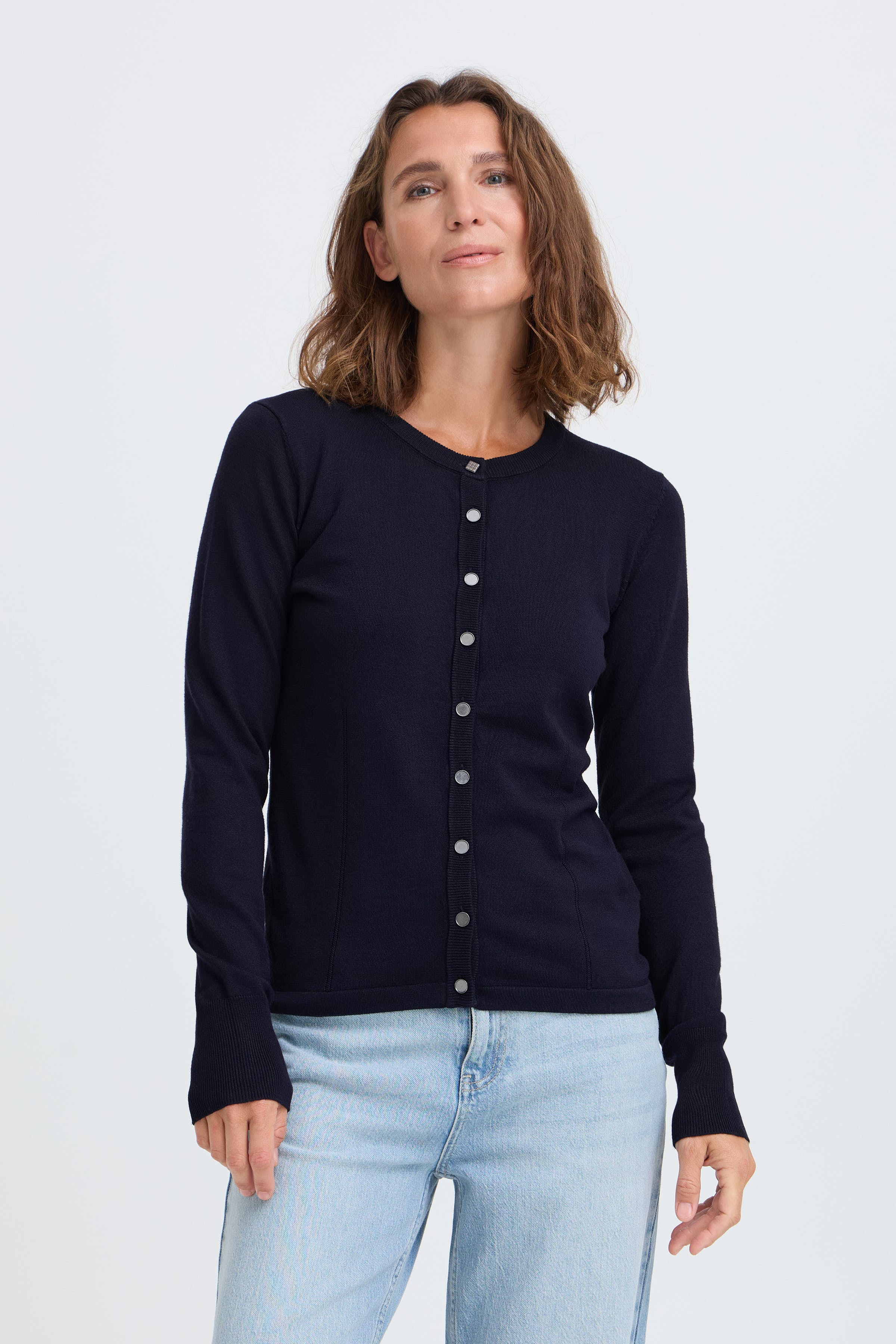 PZSara L/S Cardigan LOOKBOOK FRONT 50203229-5000470