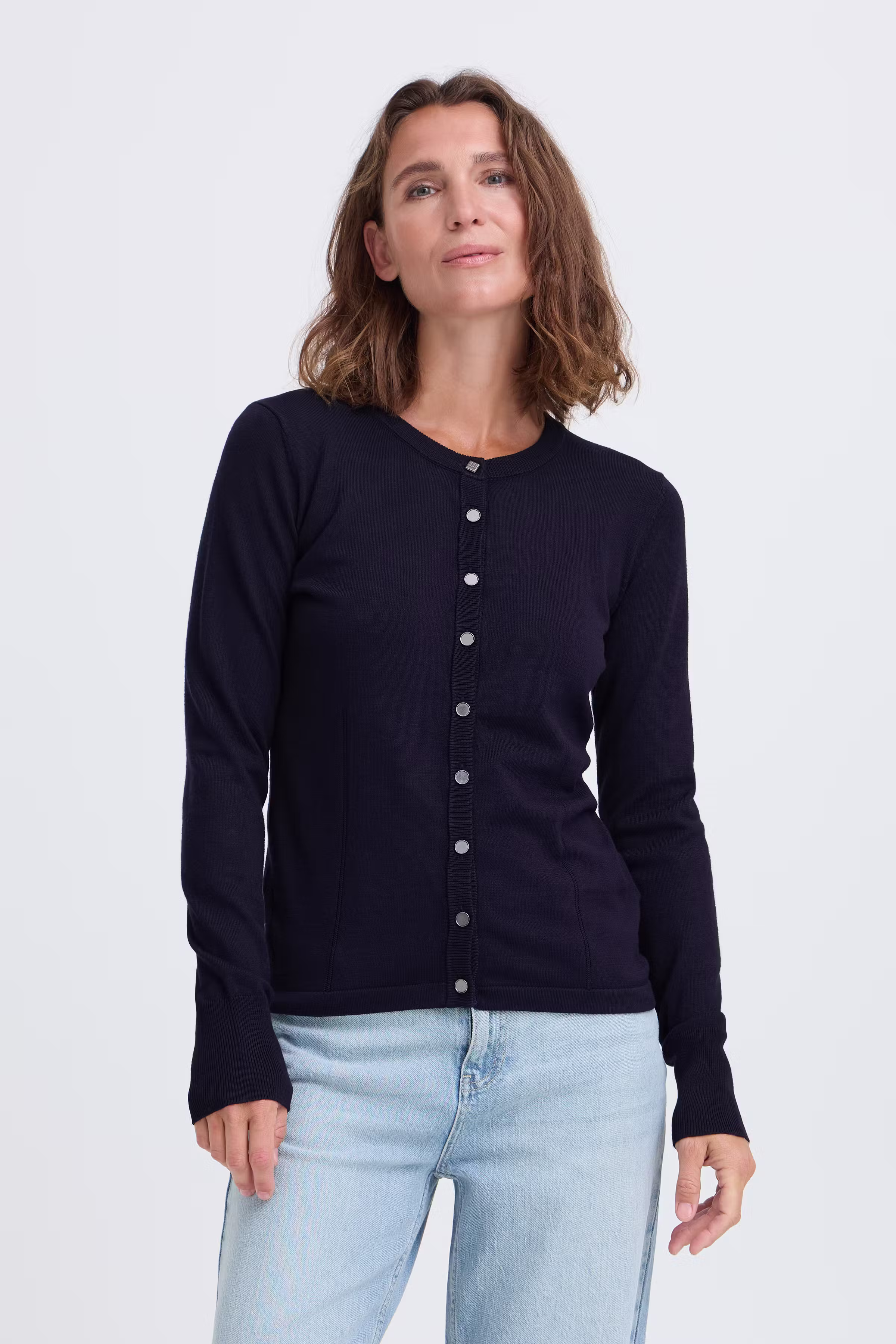 PZSara L/S Cardigan LOOKBOOK FRONT 50203229-5000470