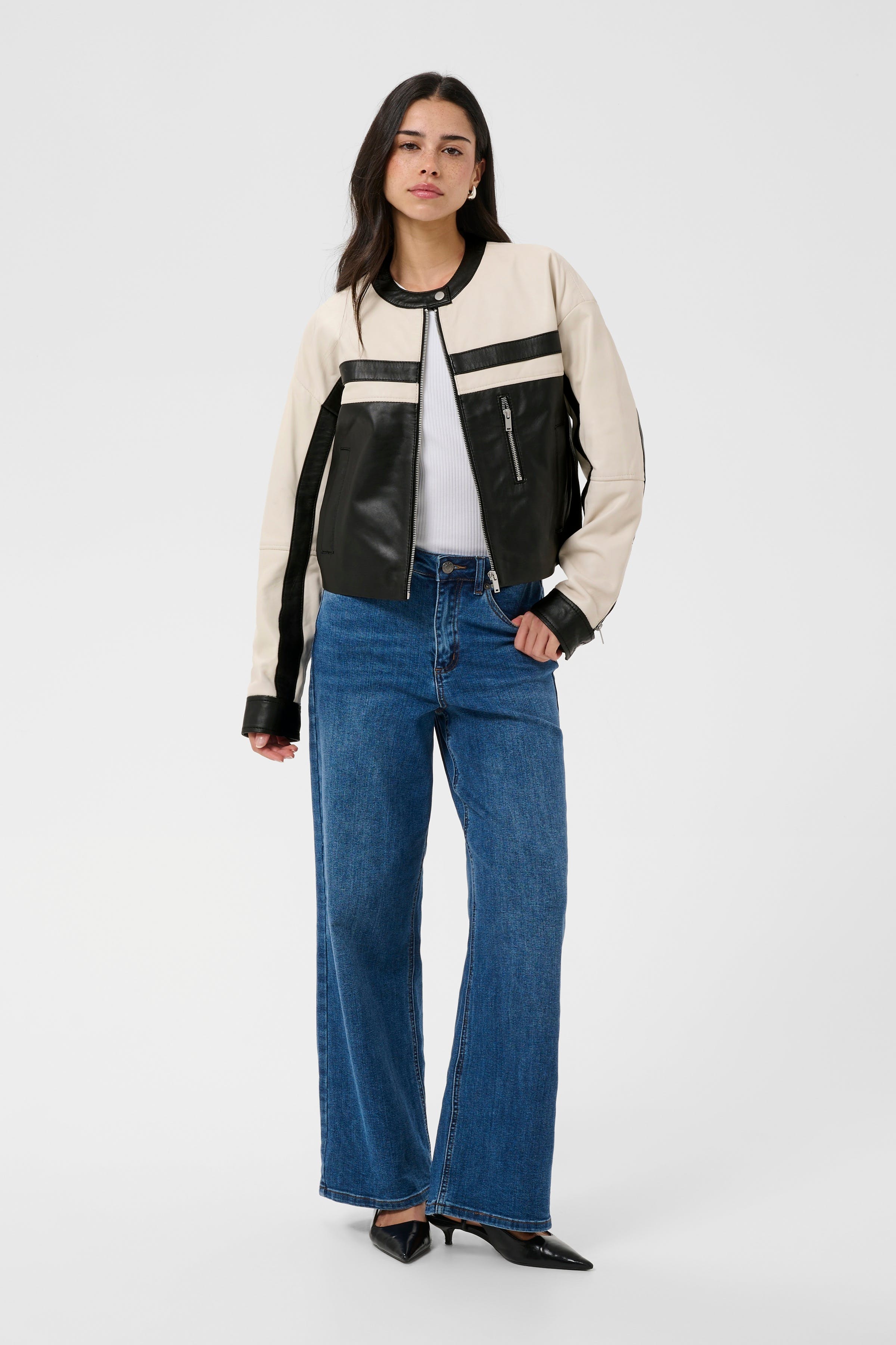 KAraya Lederjacke LOOKBOOK FRONT 10511454-100121