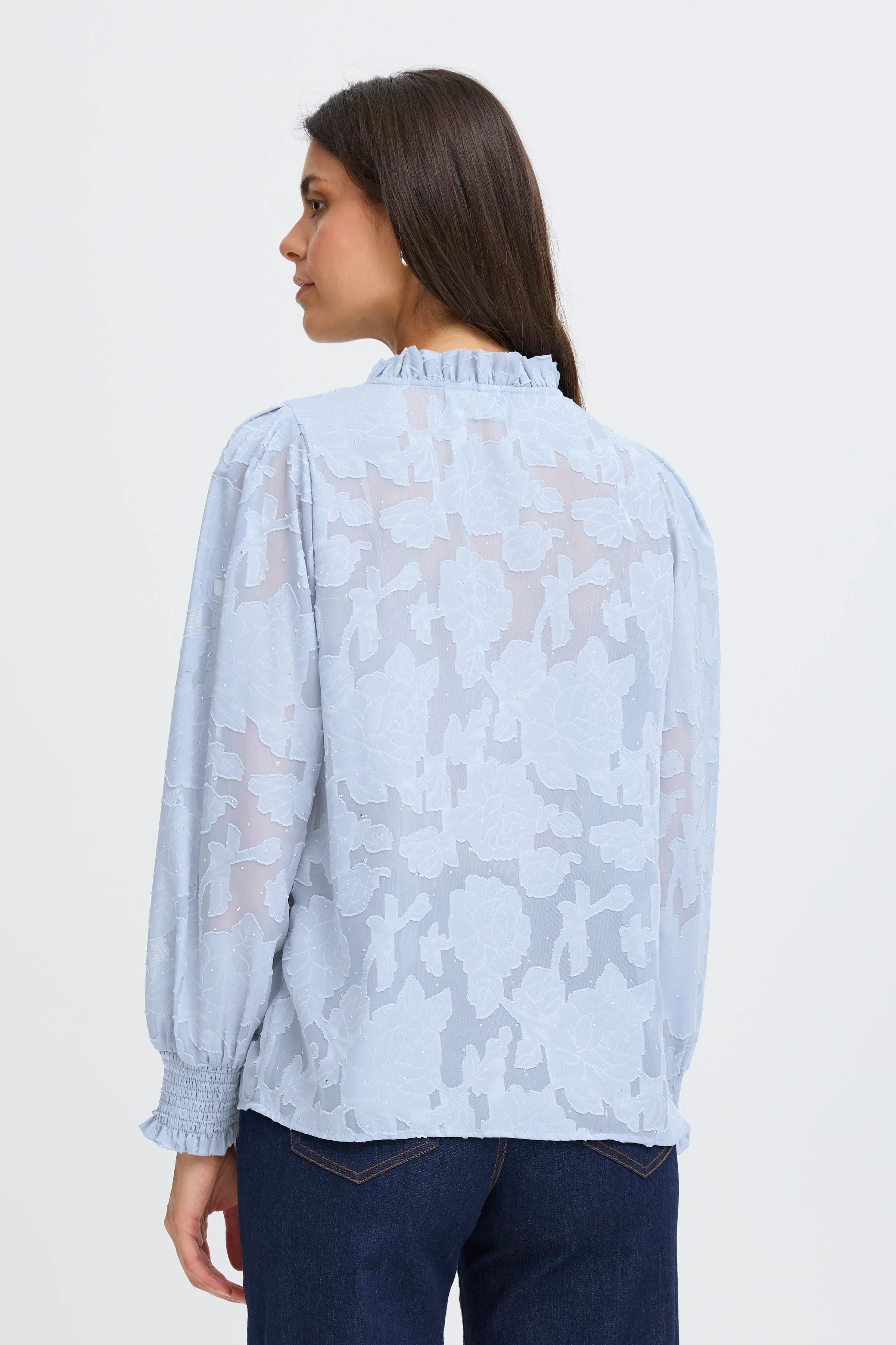 FRRHINESTONE Blouse LOOKBOOK BACK 20617287-164023