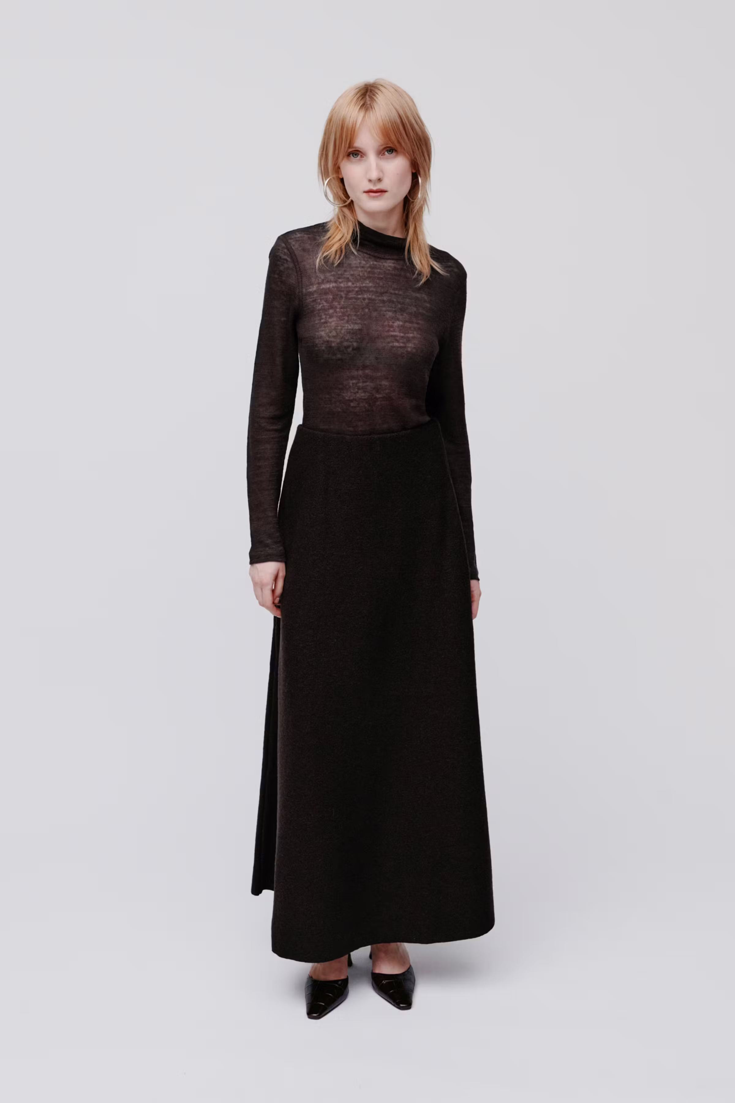 SABRINA Skirt LOOKBOOK FRONT 30600650-BK999