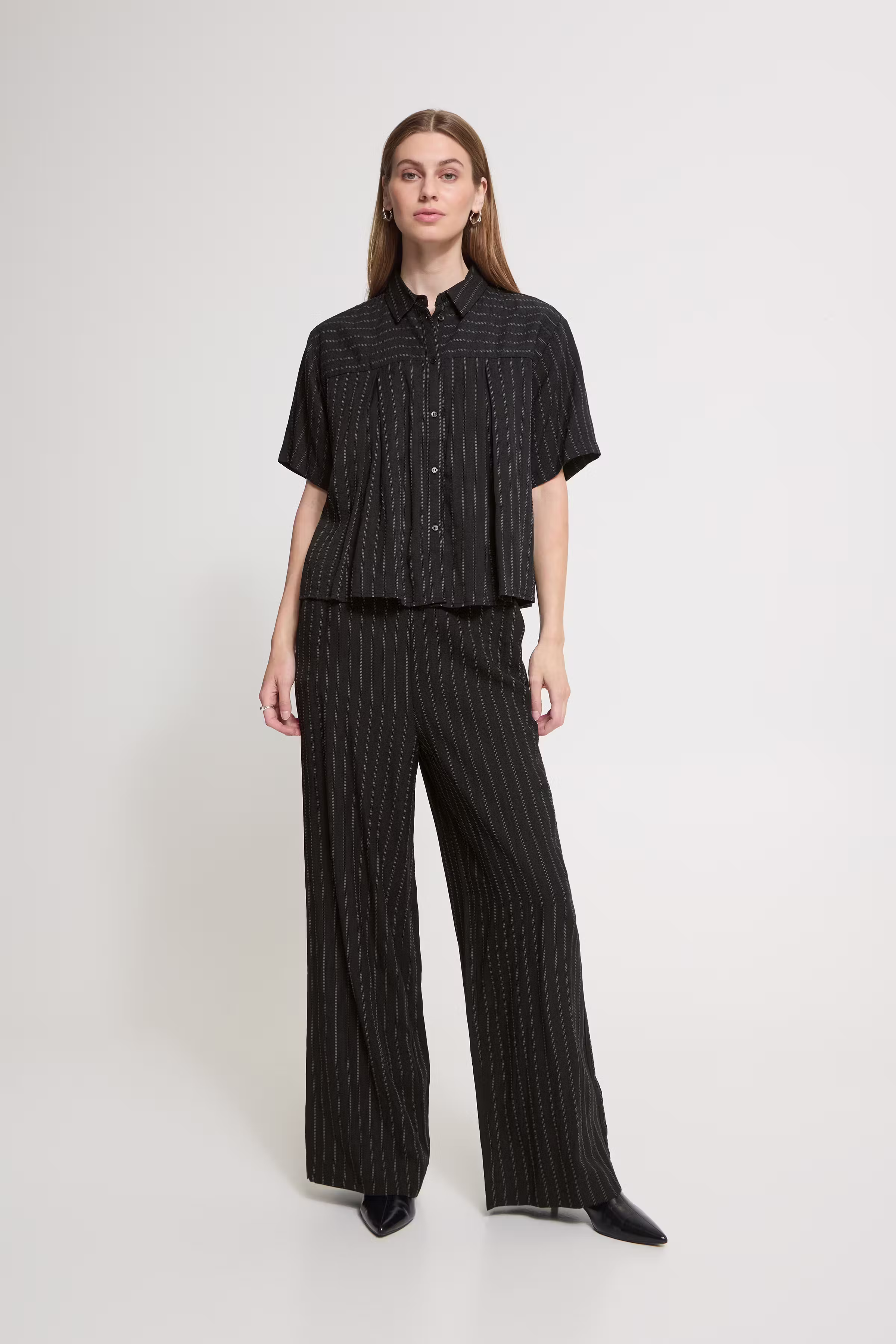IHFIENNA Skjorta LOOKBOOK FRONT 20126159-900008688
