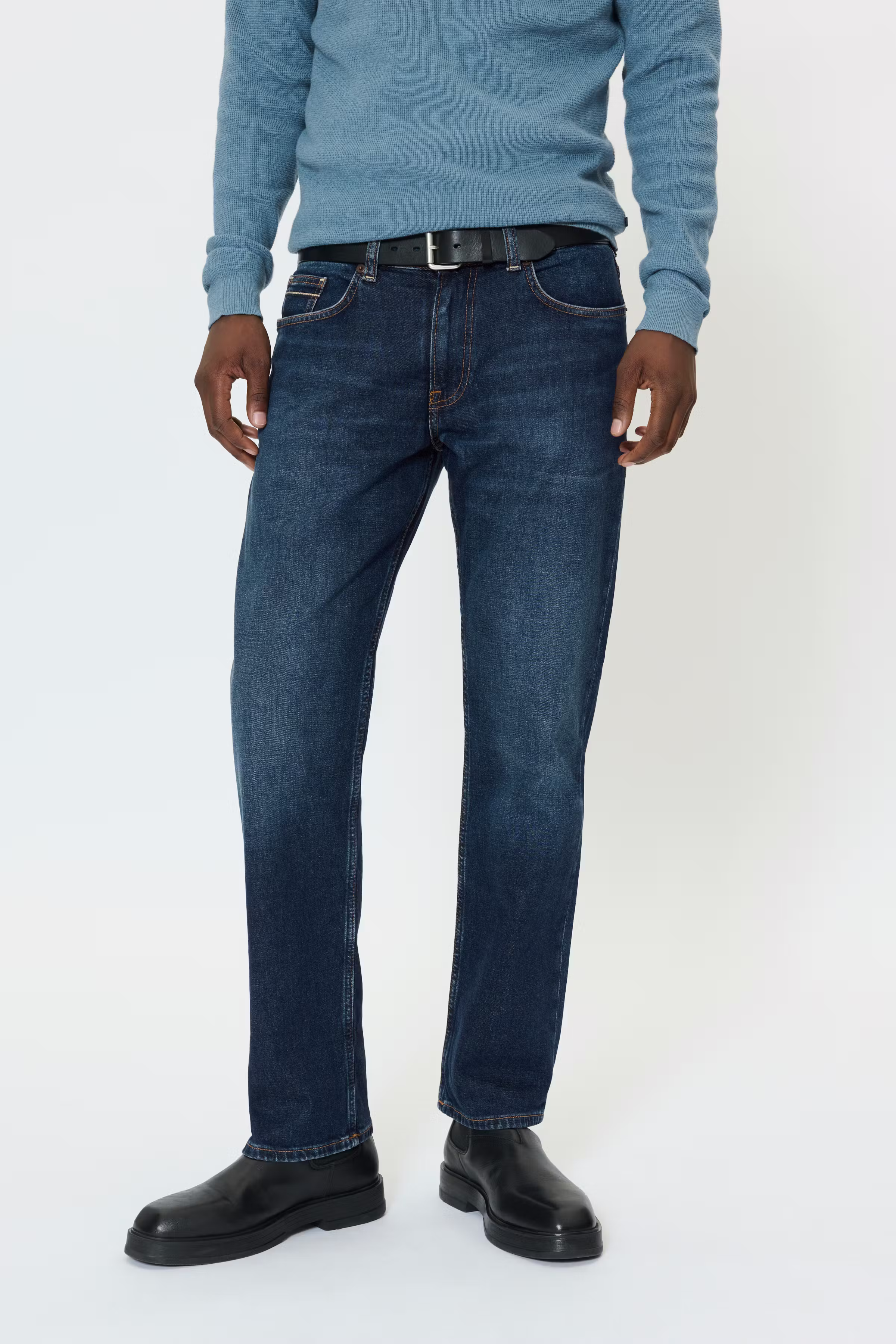 MAMike Denim Broek LOOKBOOK FRONT 30208024-303778