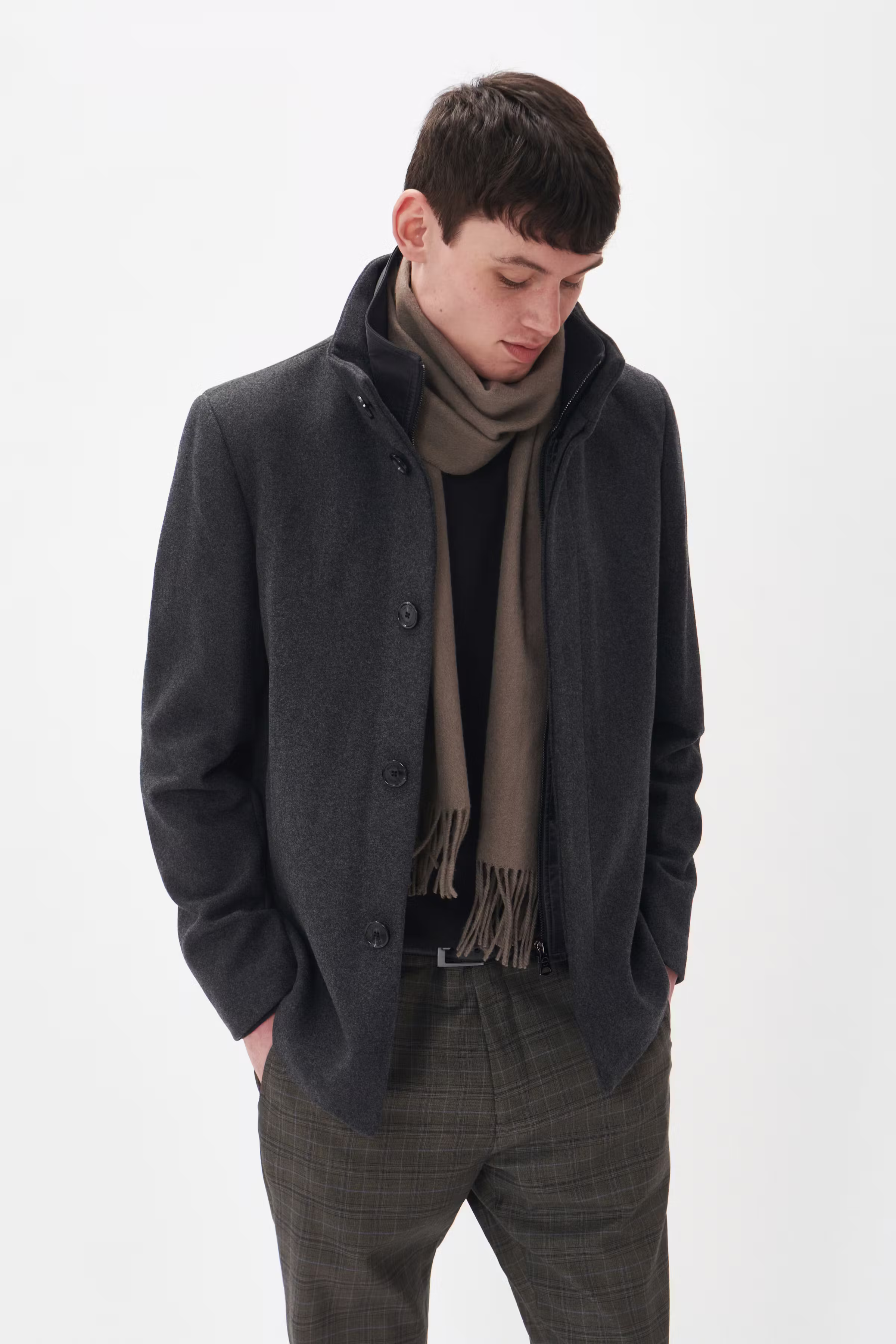 MAharvey Kort Jakke LOOKBOOK FRONT 30204813-300271