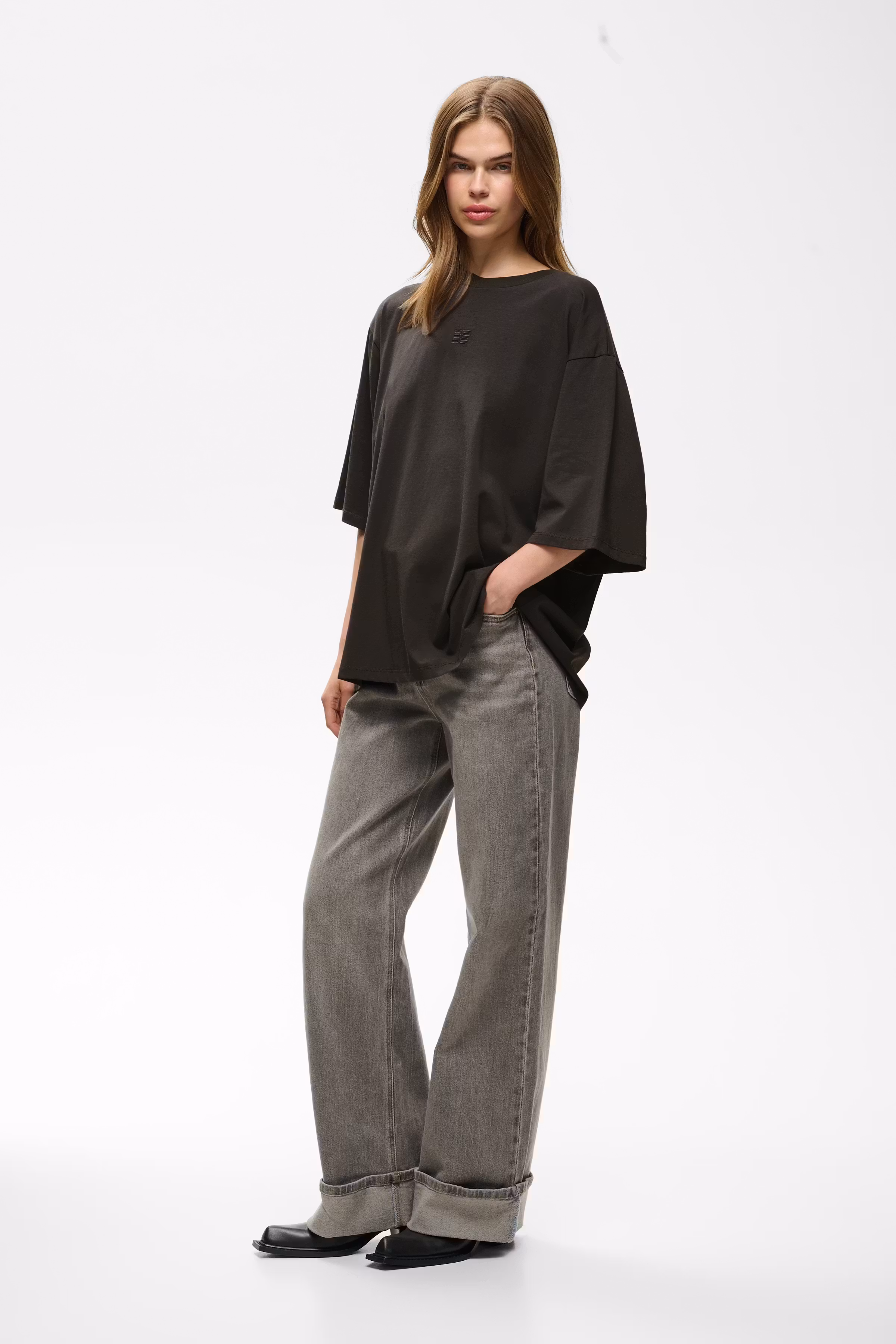 GZdami Oversized t-shirt LOOKBOOK FRONT 10910545-190000