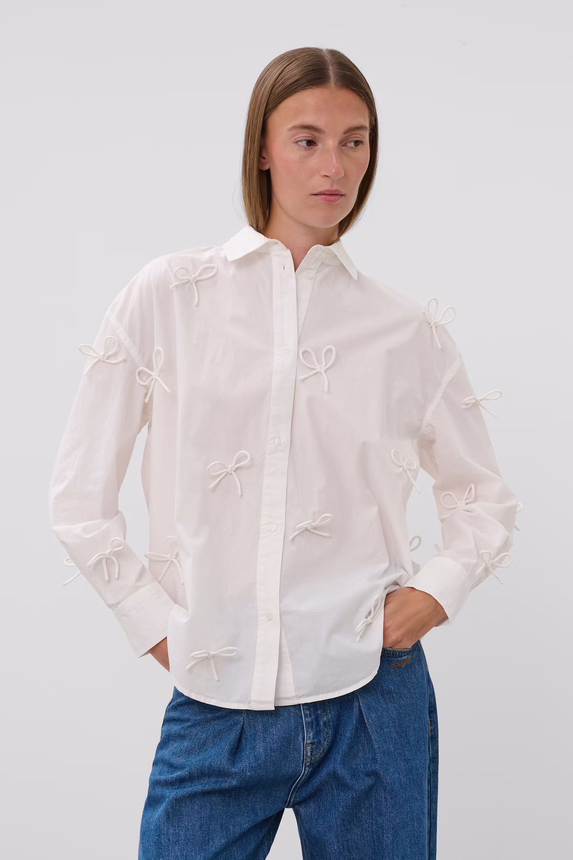 SLJoa Skjorte LOOKBOOK FRONT 30408645-111001