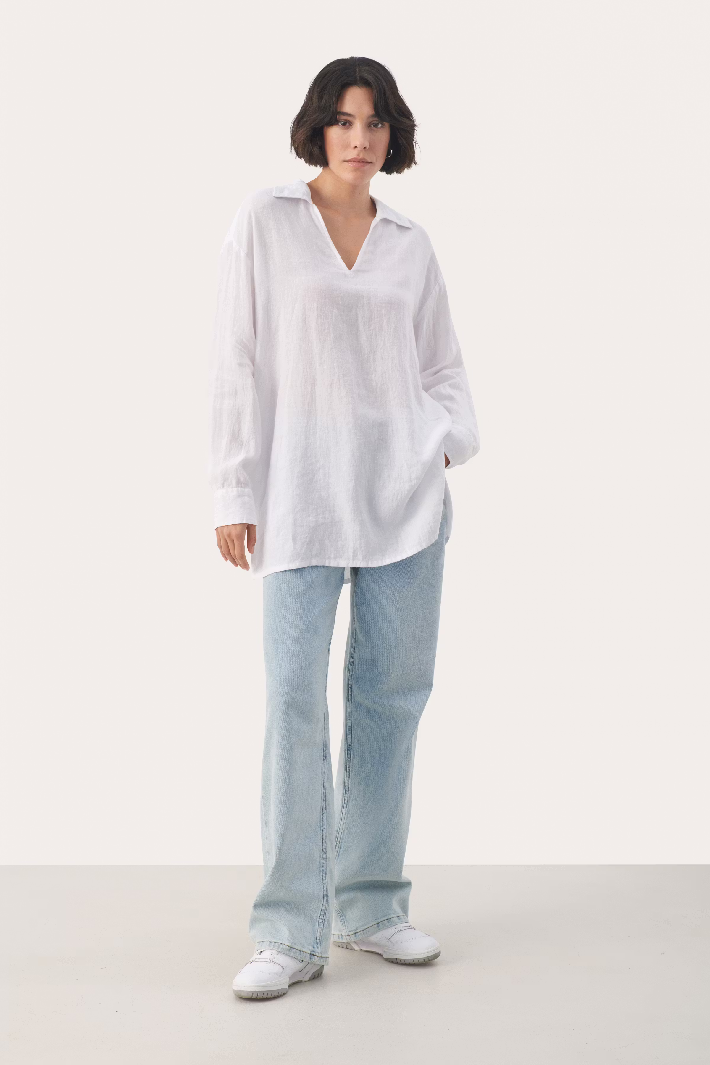 ElvisaPW Linneskjorta LOOKBOOK FRONT 30308402-110601