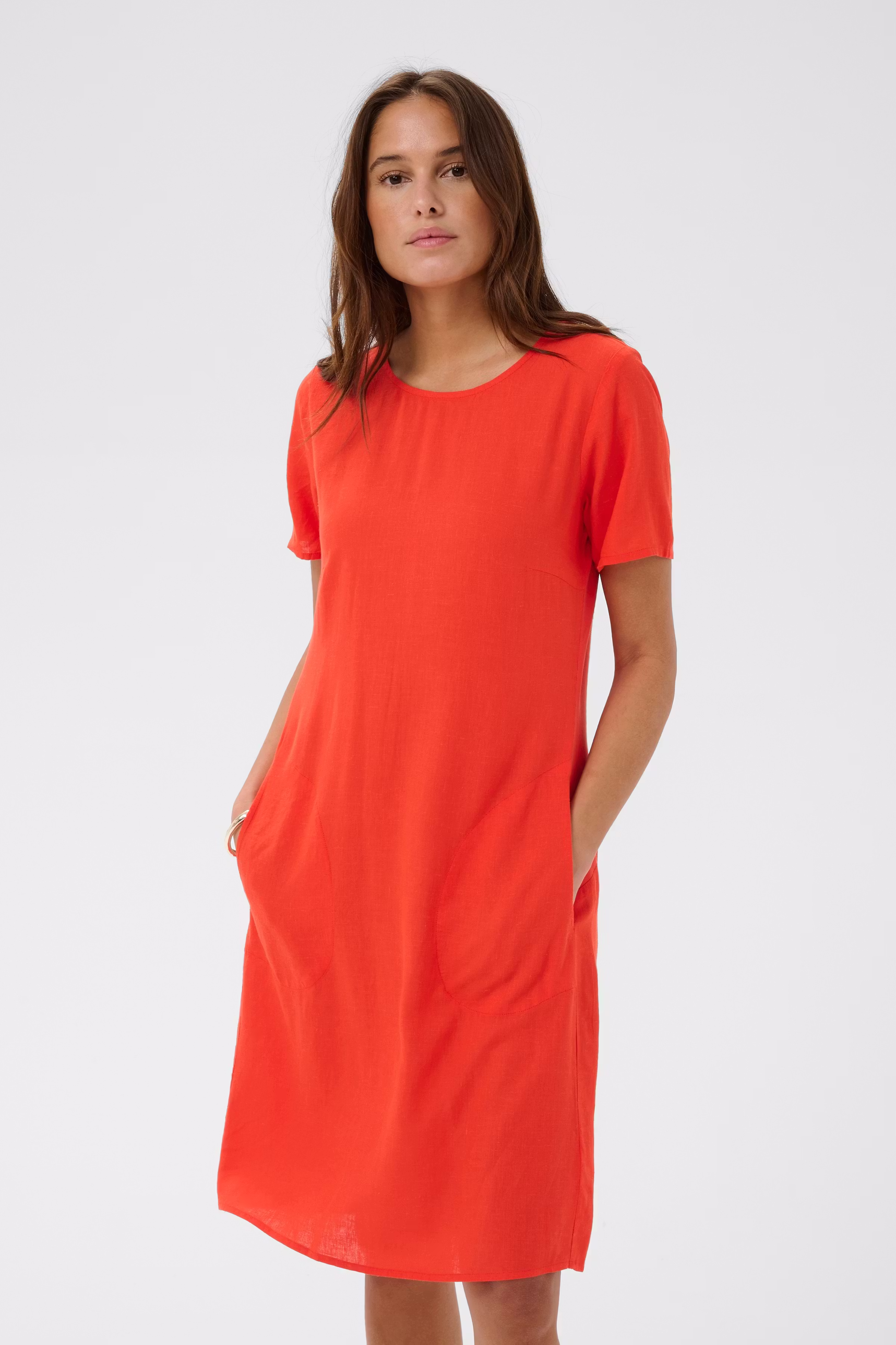 KAmilia Linen dress LOOKBOOK FRONT 10508362-171664