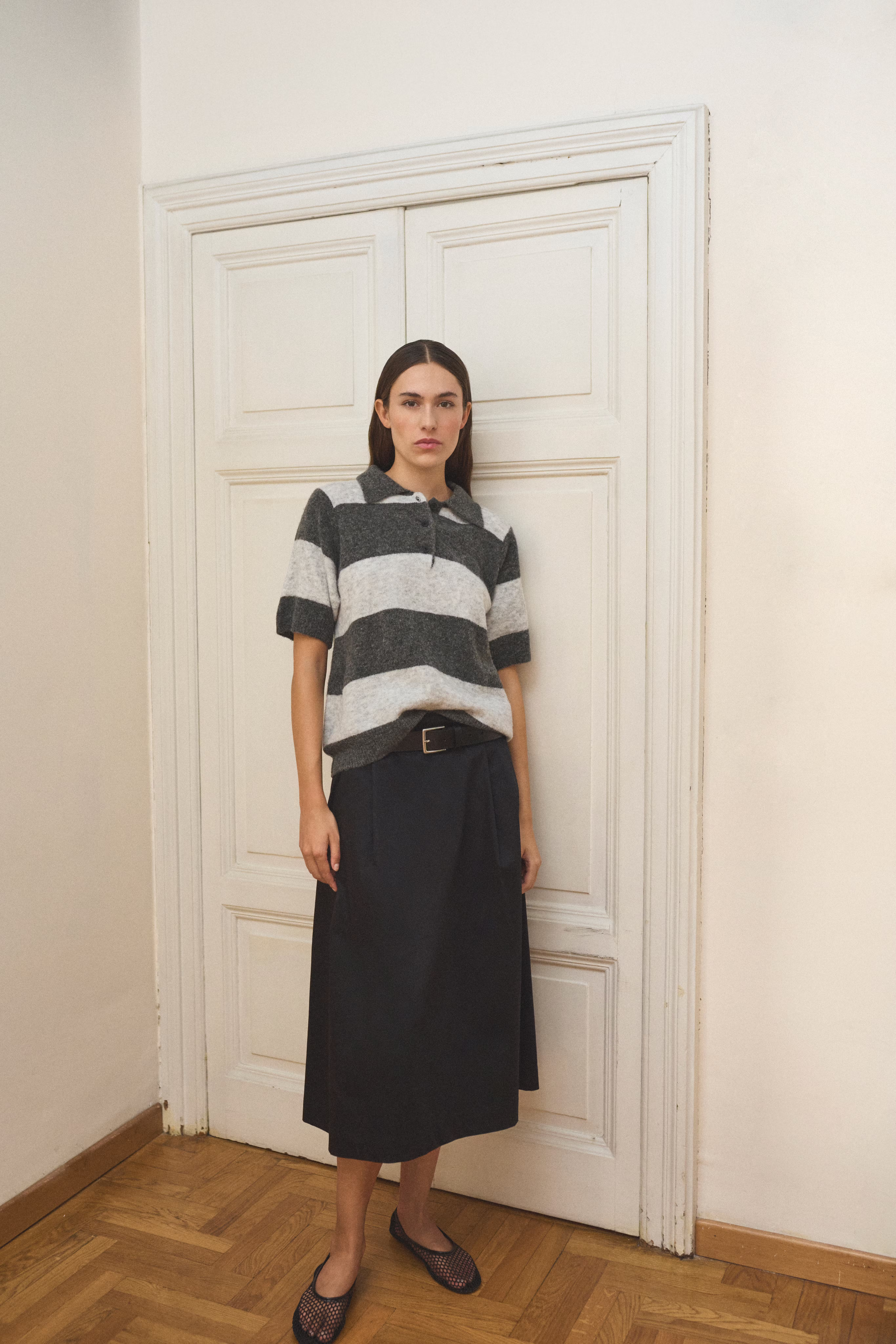 KBNoabelle Knitted polo shirt LOCATION NONE 10105392-105059