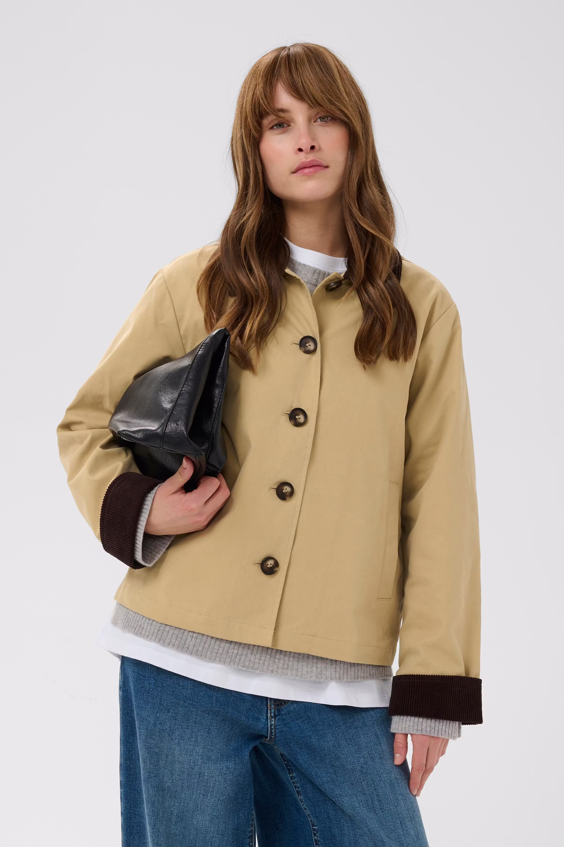 CUjosia Jacke mit Cordkragen LOOKBOOK FRONT 50113557-151114