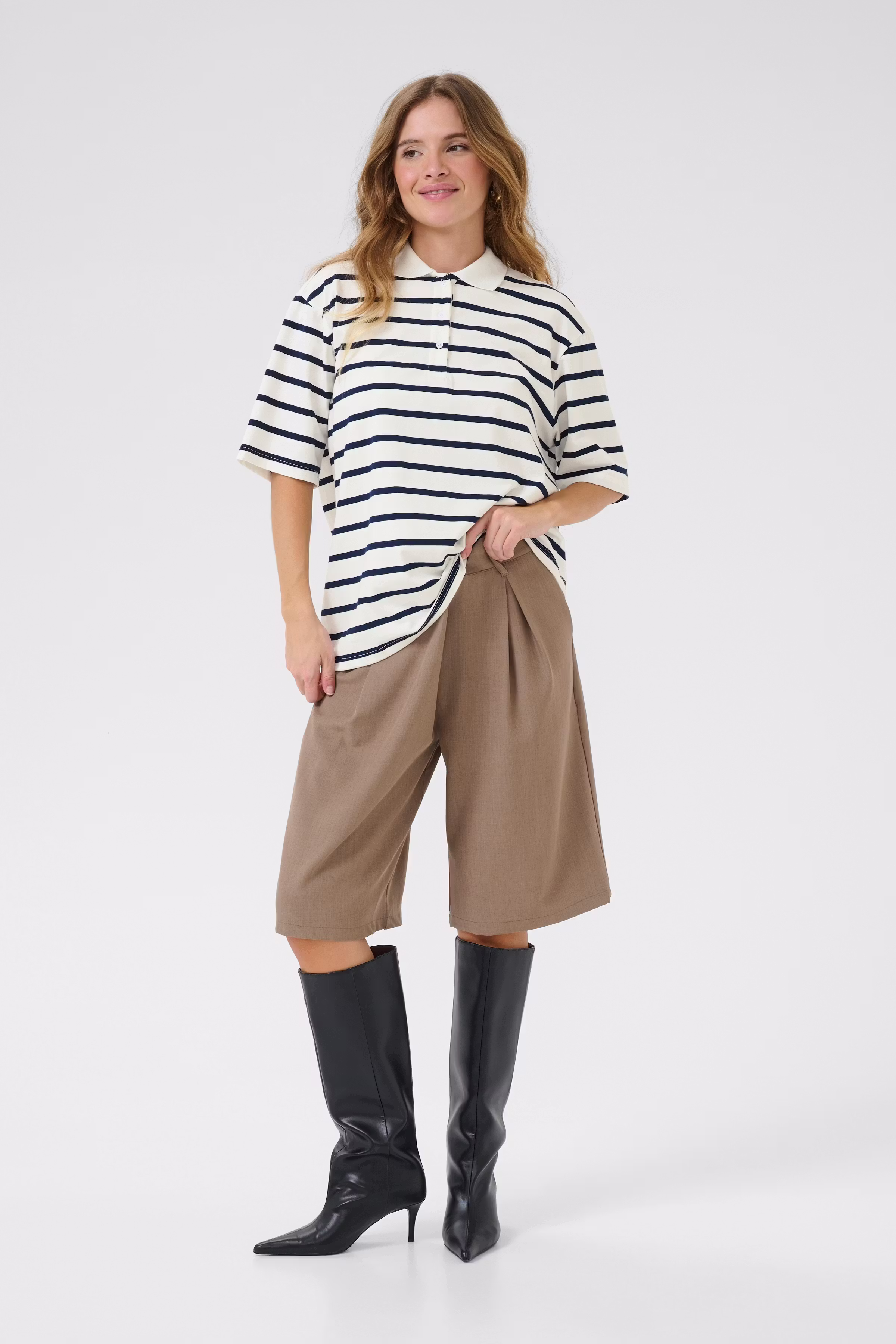 CUnelita Poloshirt LOOKBOOK FRONT 50112415-108591