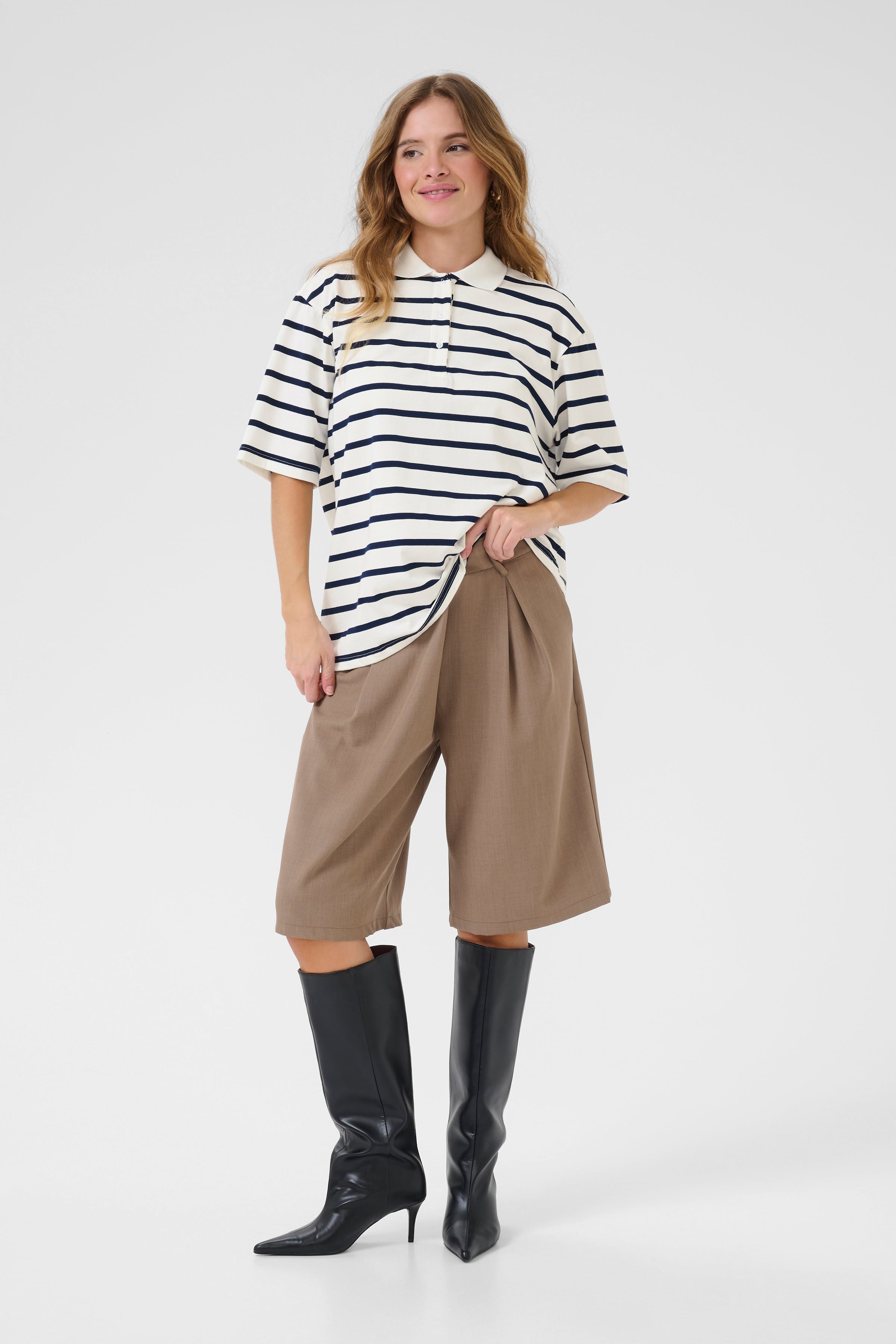 CUnelita Poloshirt LOOKBOOK FRONT 50112415-108591