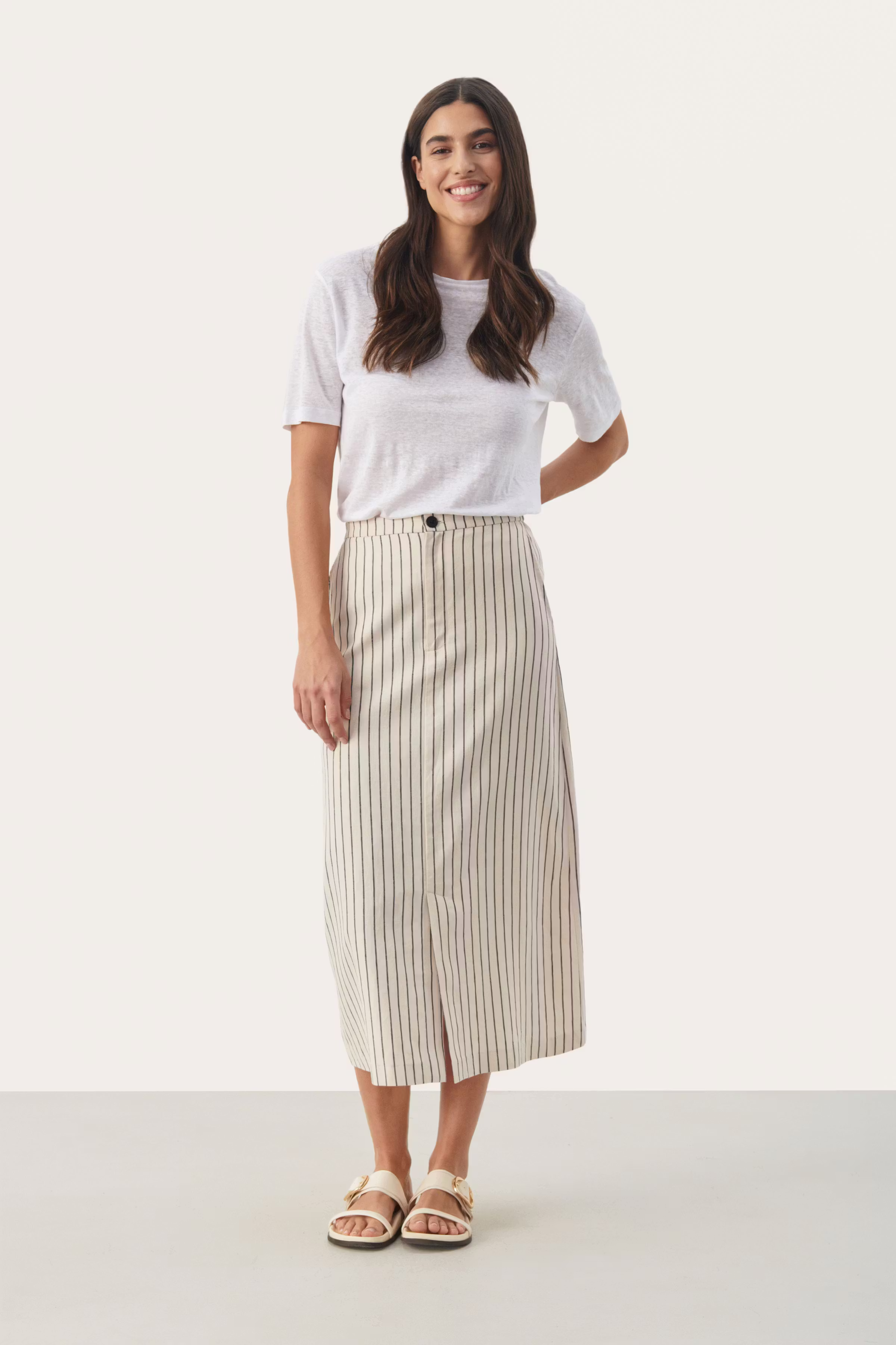 EsilaPW Lang nederdel LOOKBOOK FRONT 30308560-302812