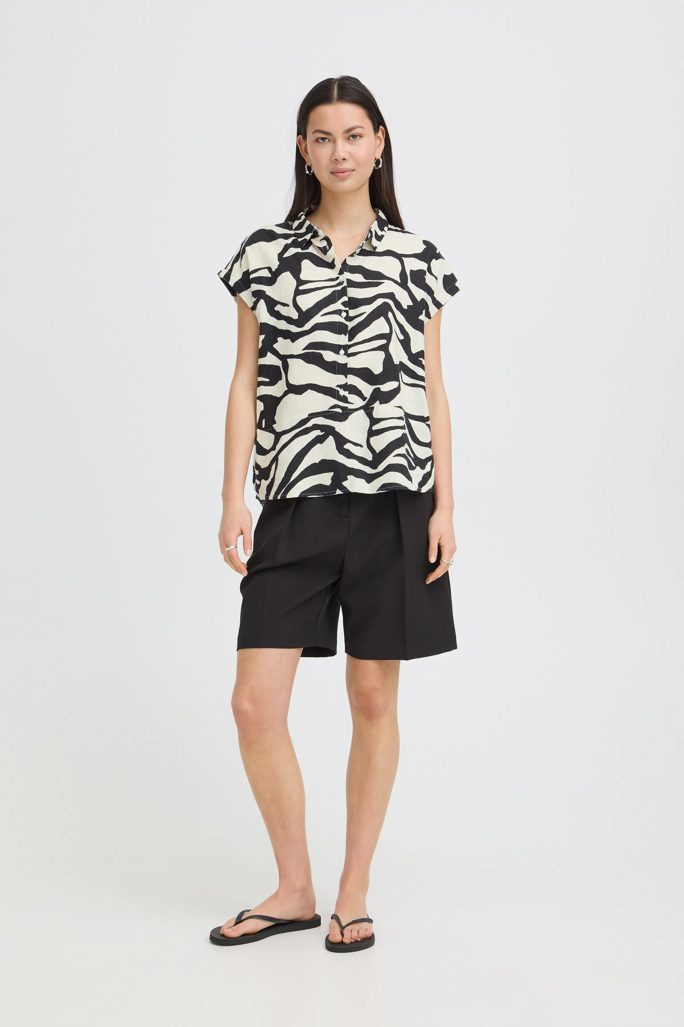 IHLINNO Blouse met korte mouwen LOOKBOOK FRONT 20122922-900005584