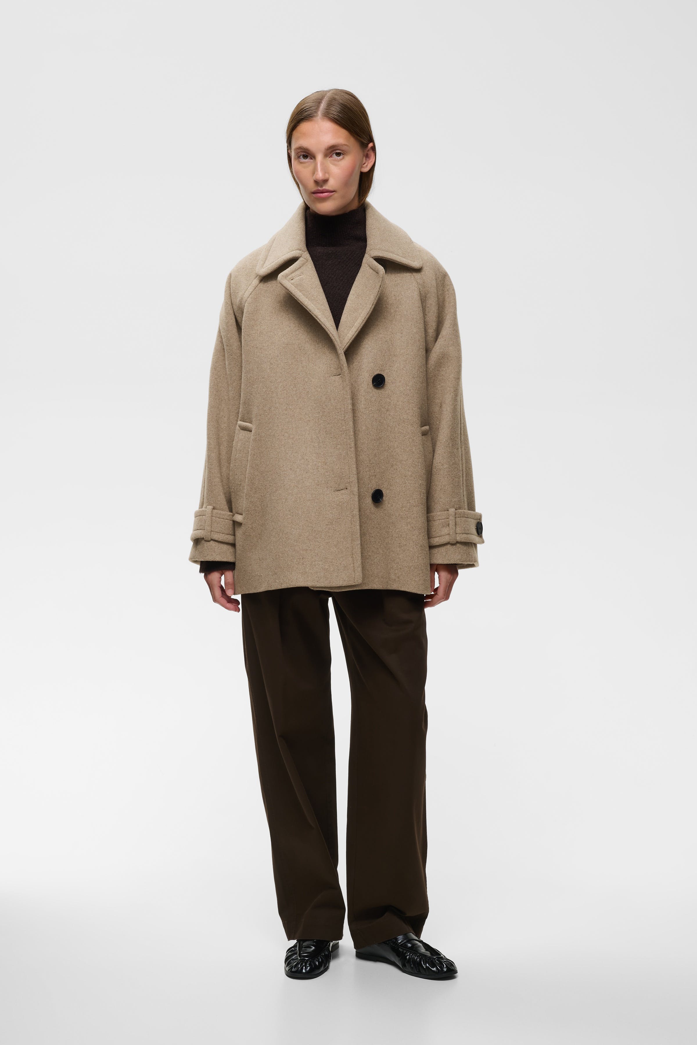 ThoraIW Minona Overtøj LOOKBOOK FRONT 30111082-1813041