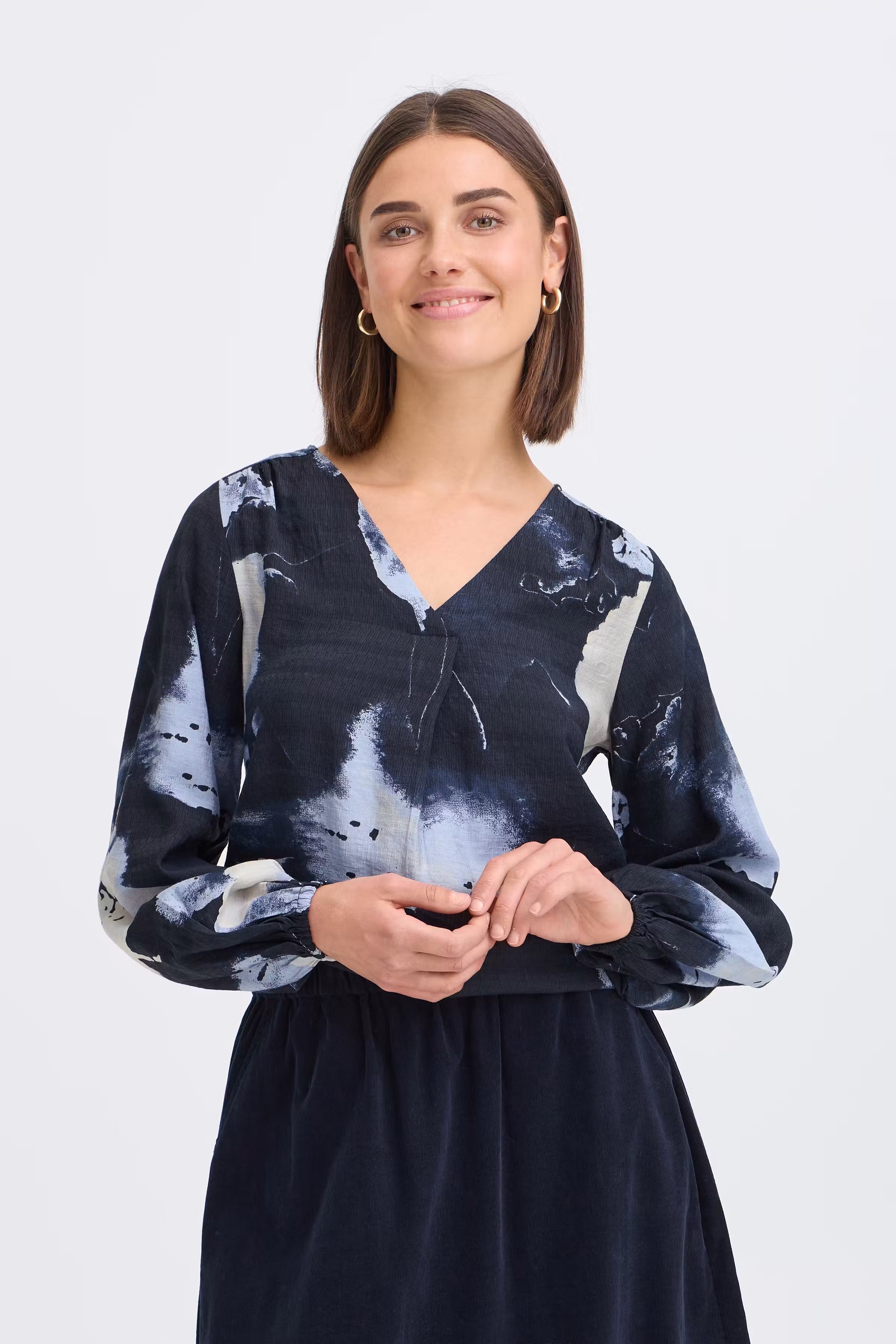 FRARIANA Bluse LOOKBOOK FRONT 20614542-900016612