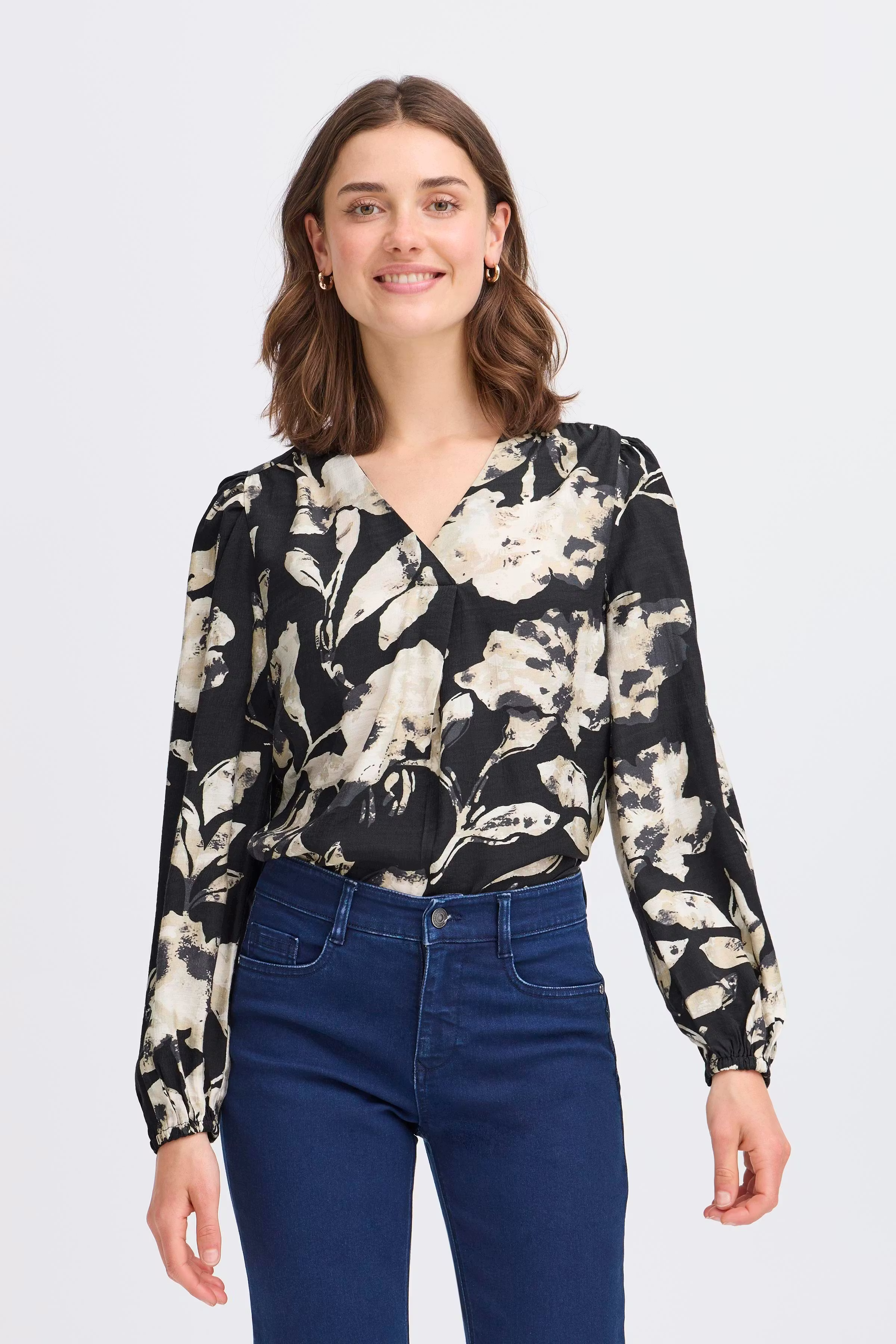 FRARIANA Bluse LOOKBOOK FRONT 20614542-900001437